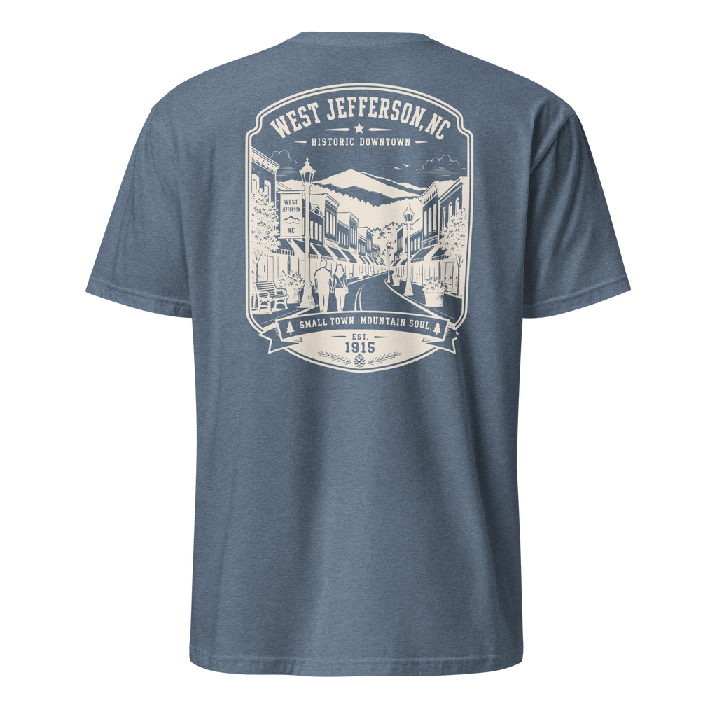 West Jefferson - Historic Downtown - Unisex T-Shirt