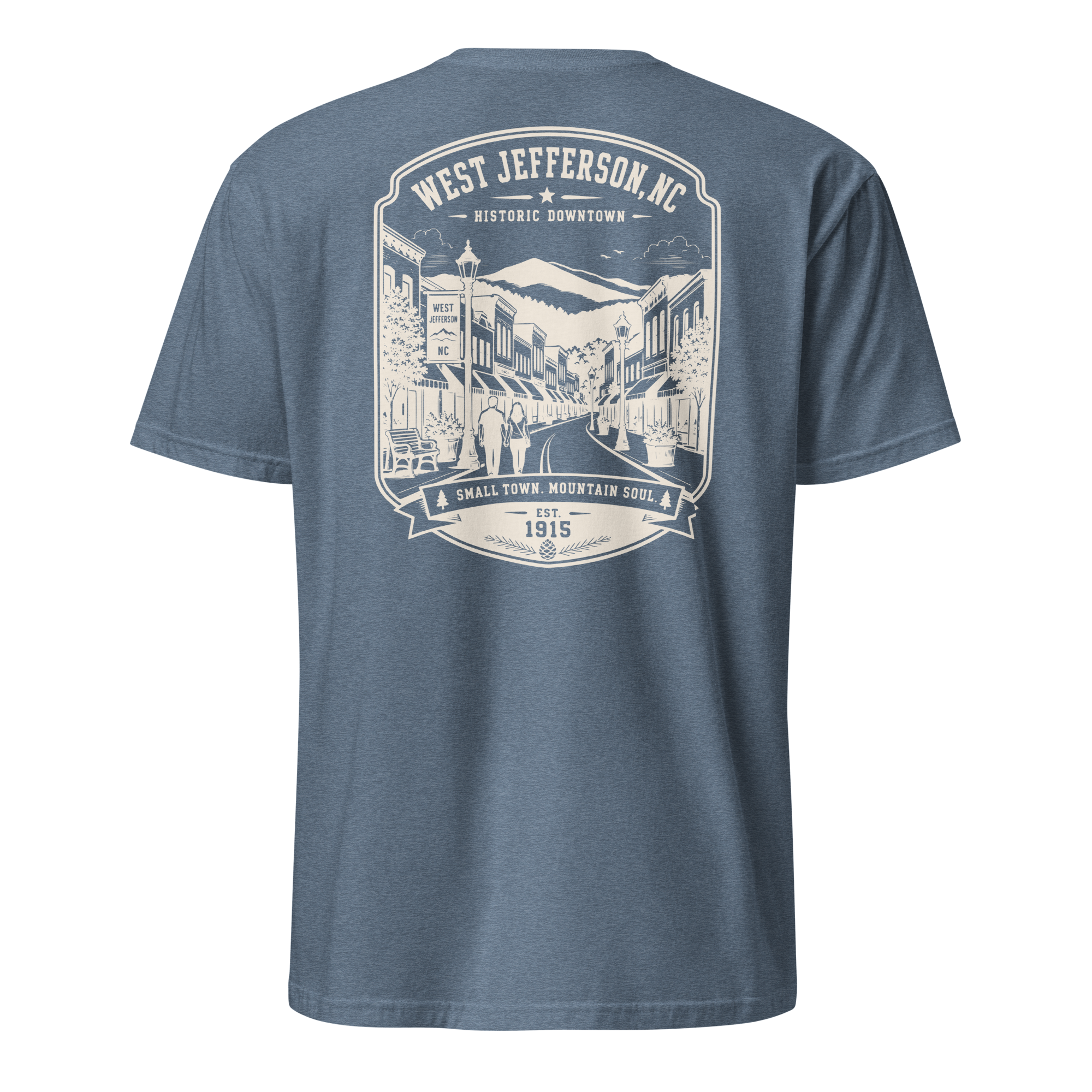 West Jefferson - Historic Downtown - Unisex T-Shirt