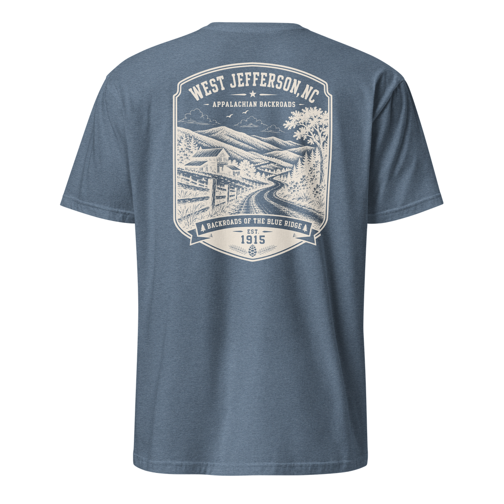 West Jefferson - Appalachian Backroads - Unisex T-Shirt