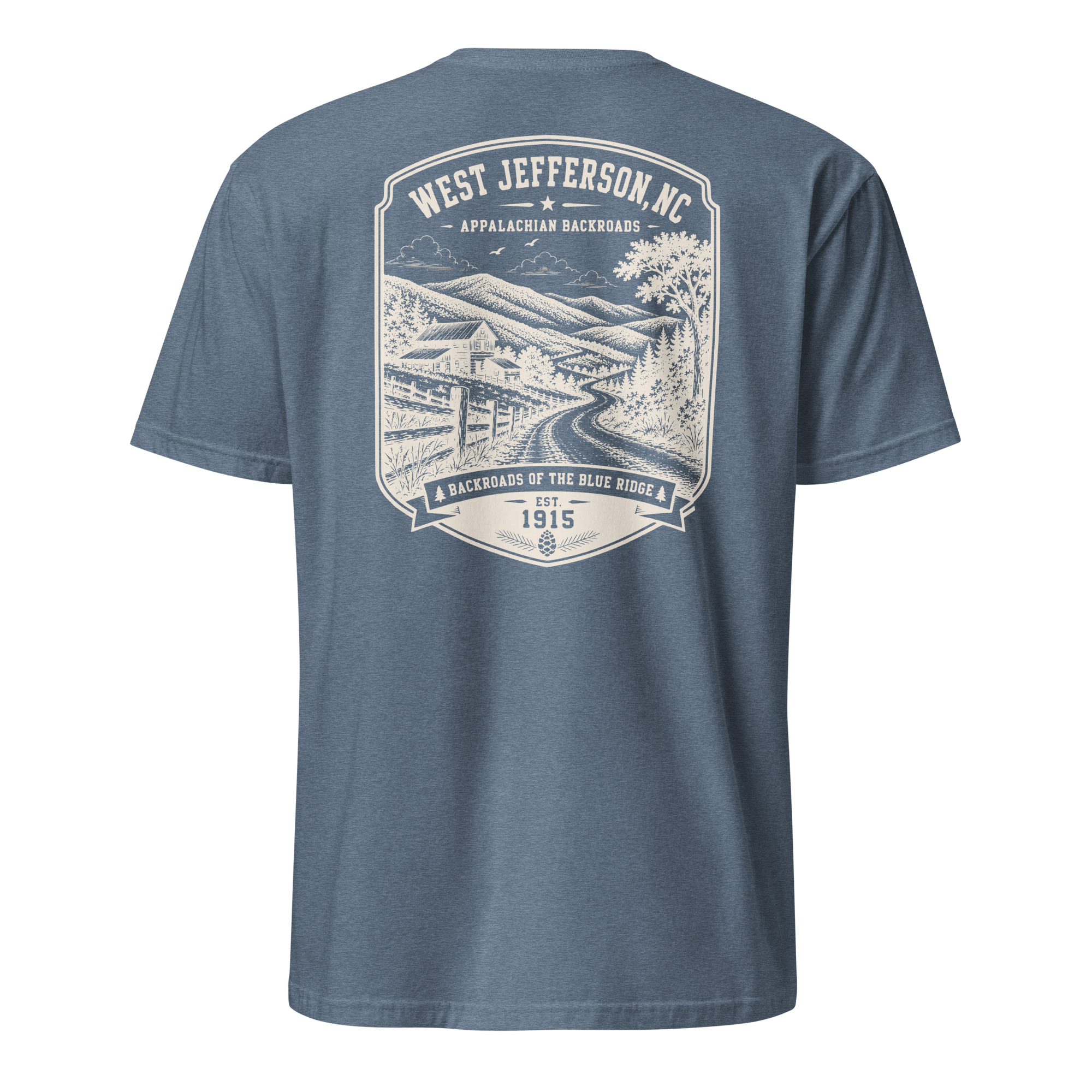 West Jefferson - Appalachian Backroads - Unisex T-Shirt