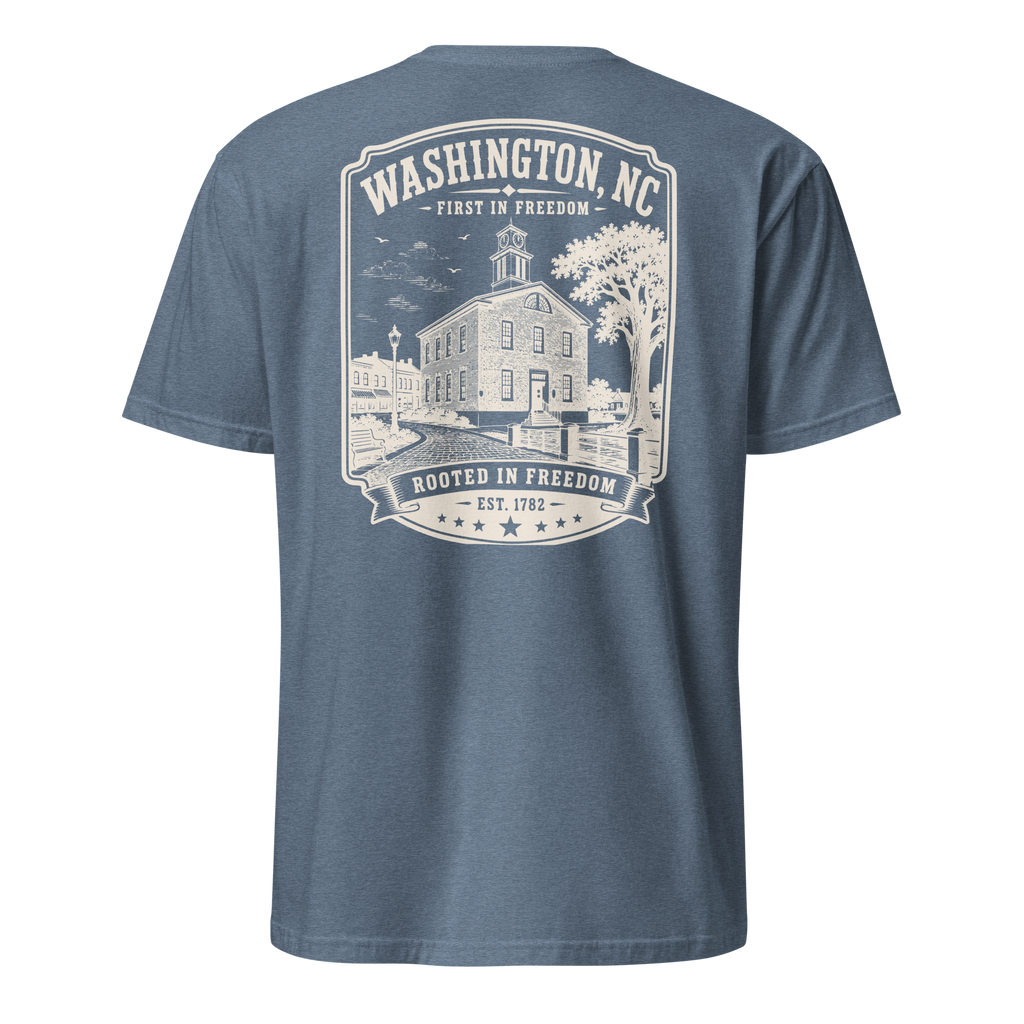 Washington, NC - Rooted In Freedom - Unisex T-Shirt