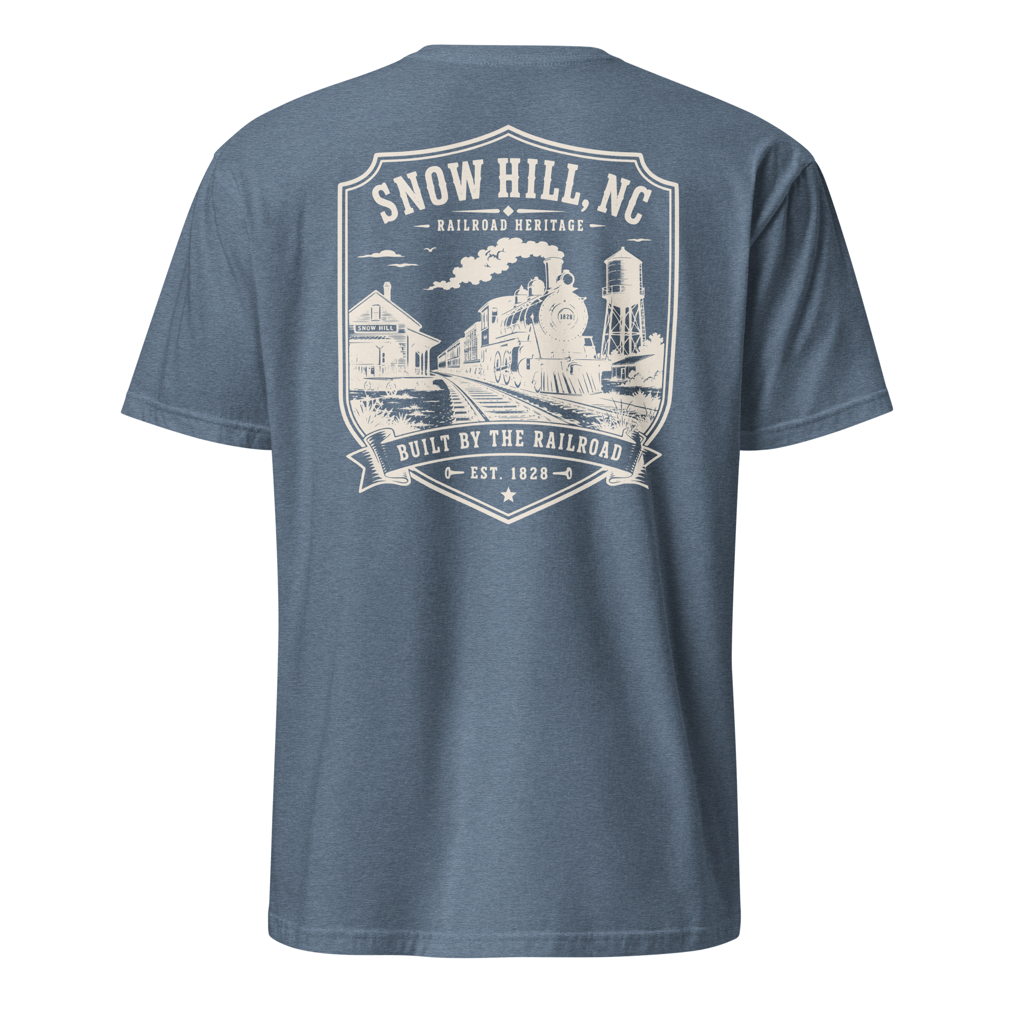 Snow Hill, NC - Built By The Railroad - Unisex T-Shirt