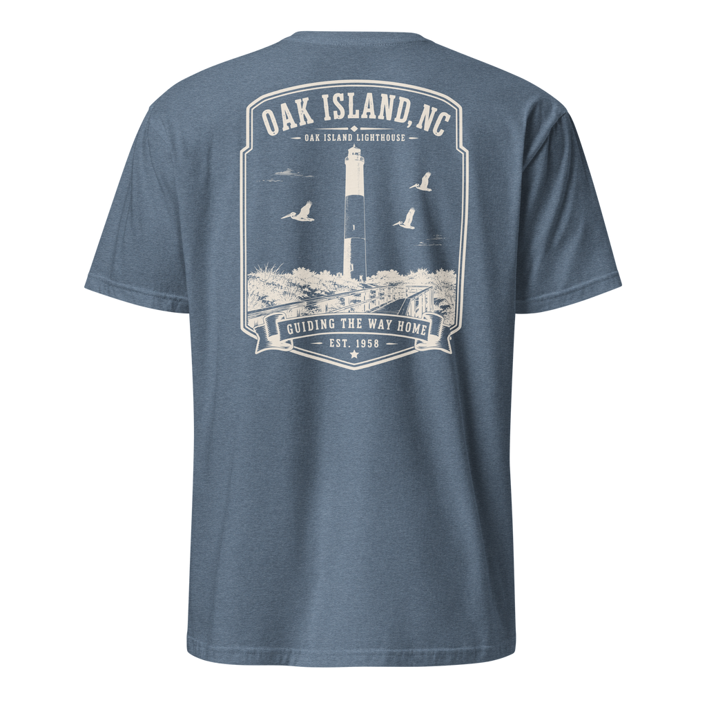Oak Island, NC - Oak Island Lighthouse - Unisex T-Shirt