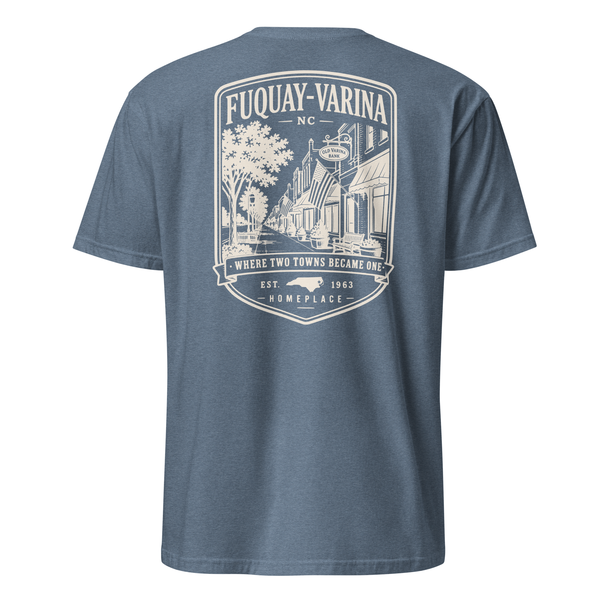 Fuquay-Varina, NC - Two Towns Became One - Unisex T-Shirt