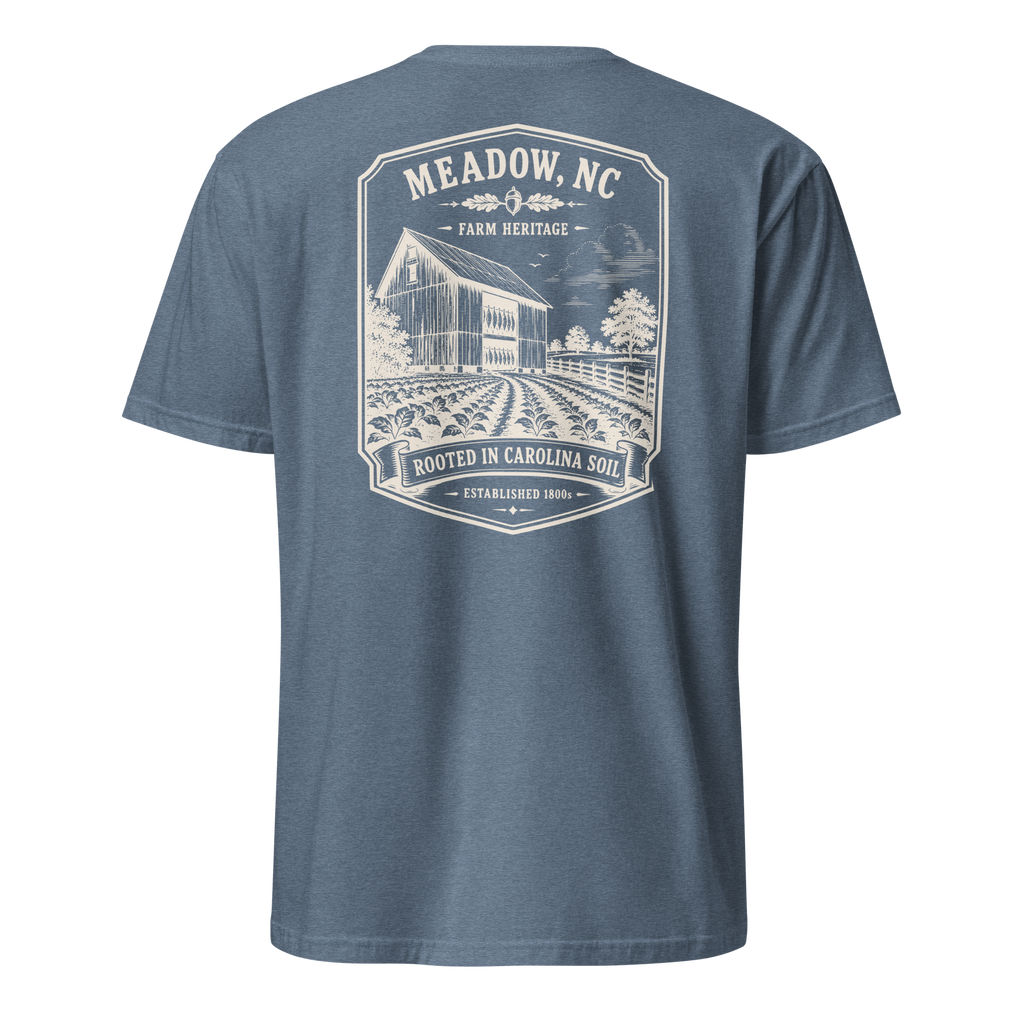 Meadow, NC - Rooted In Carolina - Unisex T-Shirt