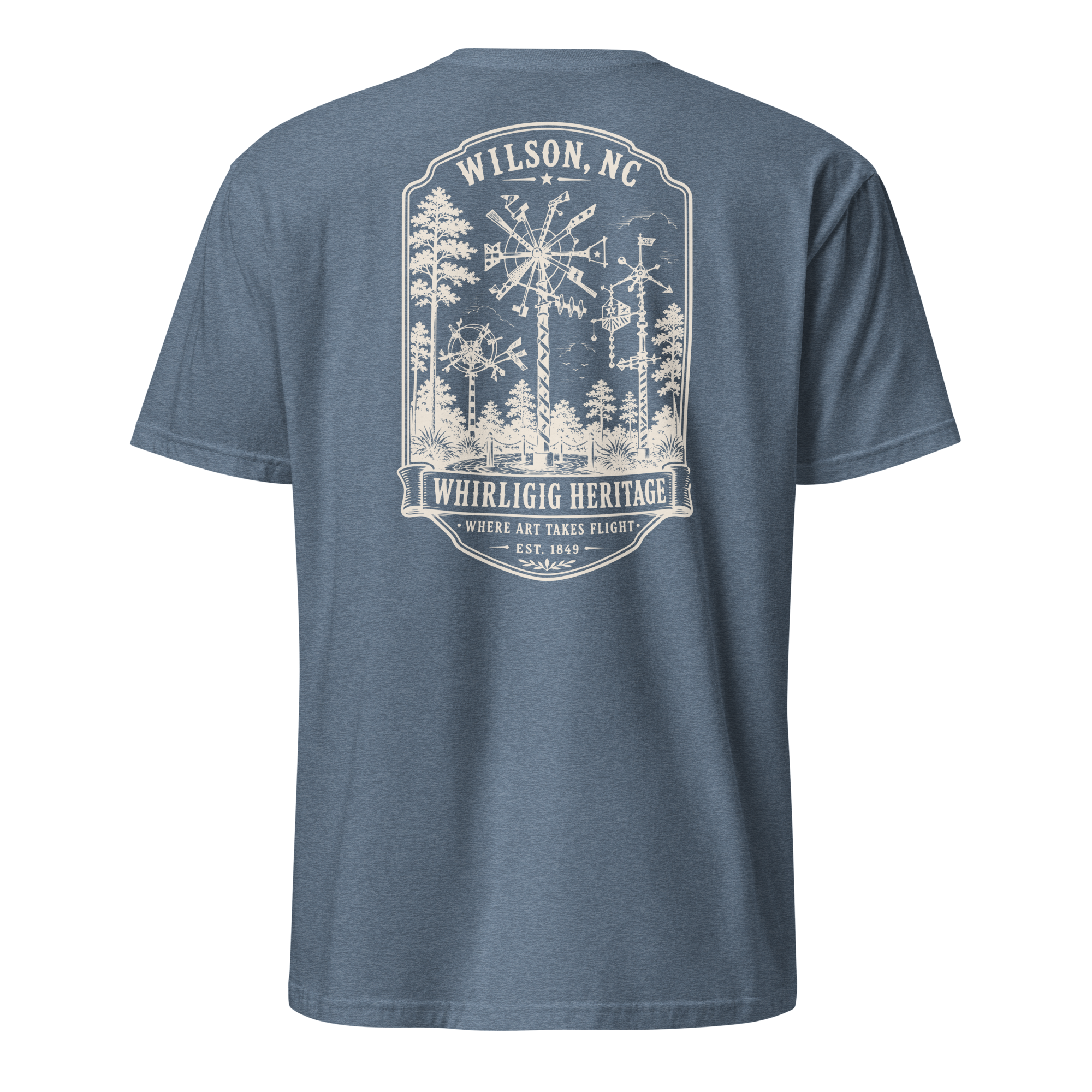 Wilson, NC - Whirligig Heritage - Unisex T-Shirt