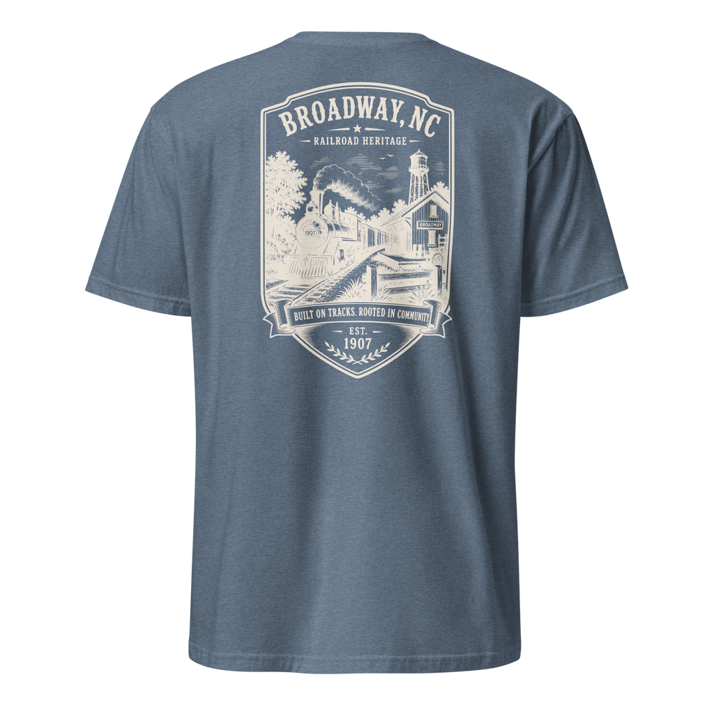 Broadway, NC - Railroad Heritage - Short-Sleeve Unisex
