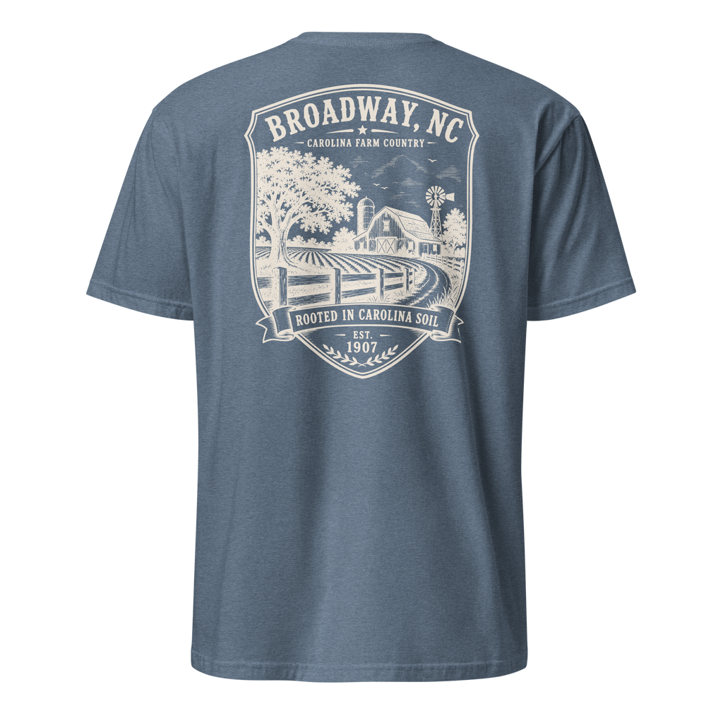 Broadway, NC - Farm Country - Short-Sleeve Unisex