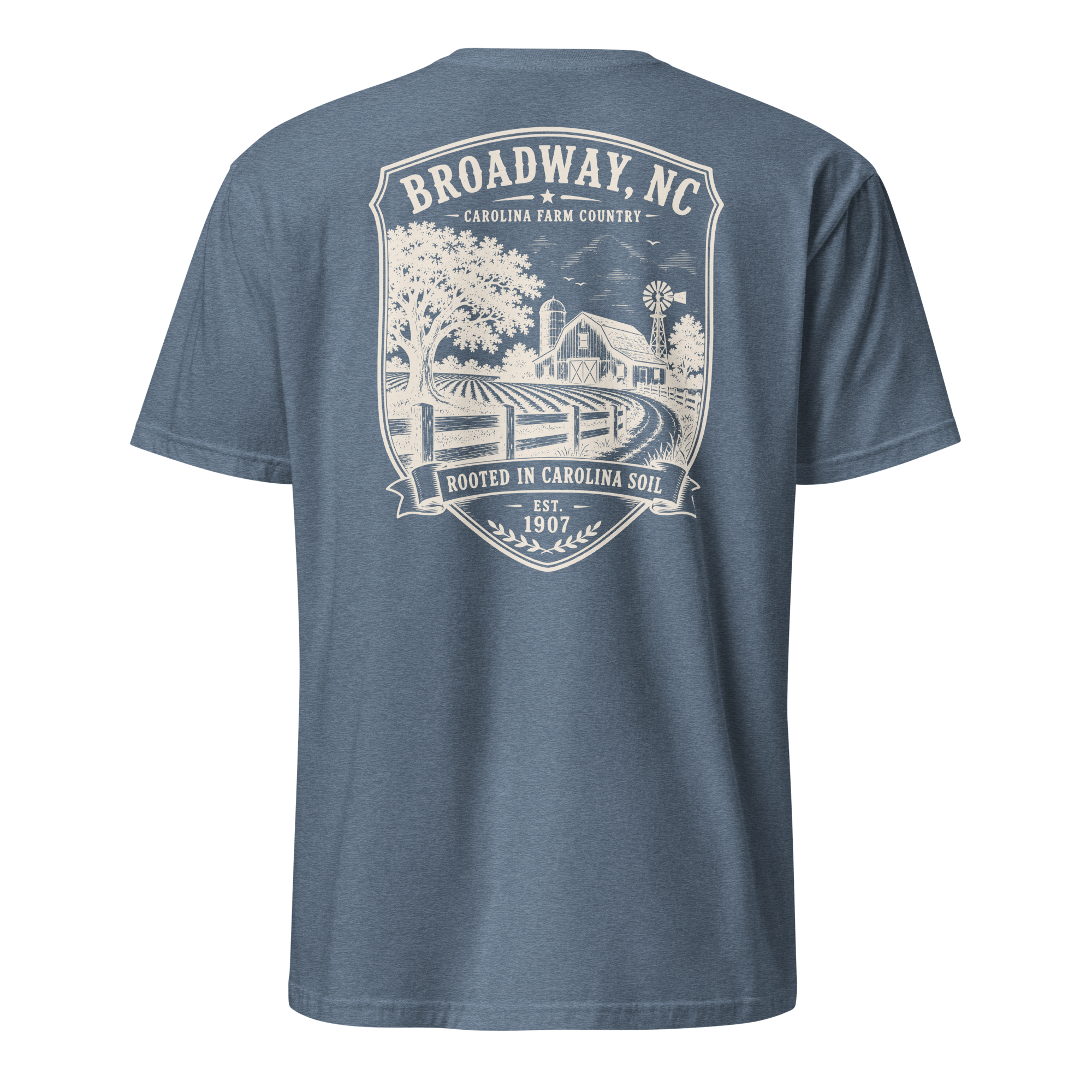 Broadway, NC - Farm Country - Short-Sleeve Unisex