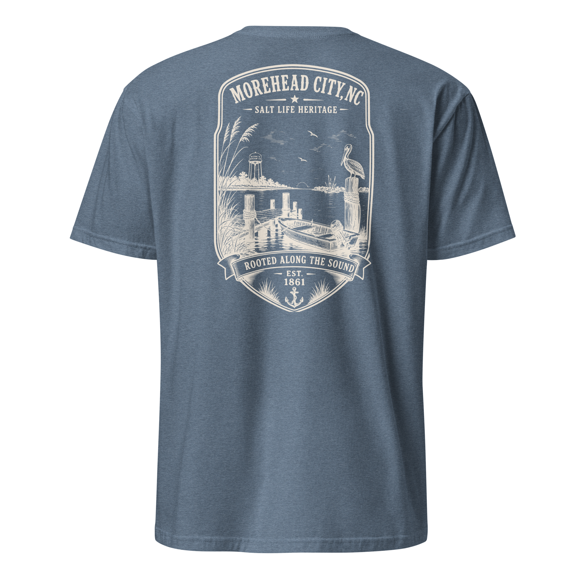 Morehead City - Rooted Along The Sound - Short-Sleeve Unisex