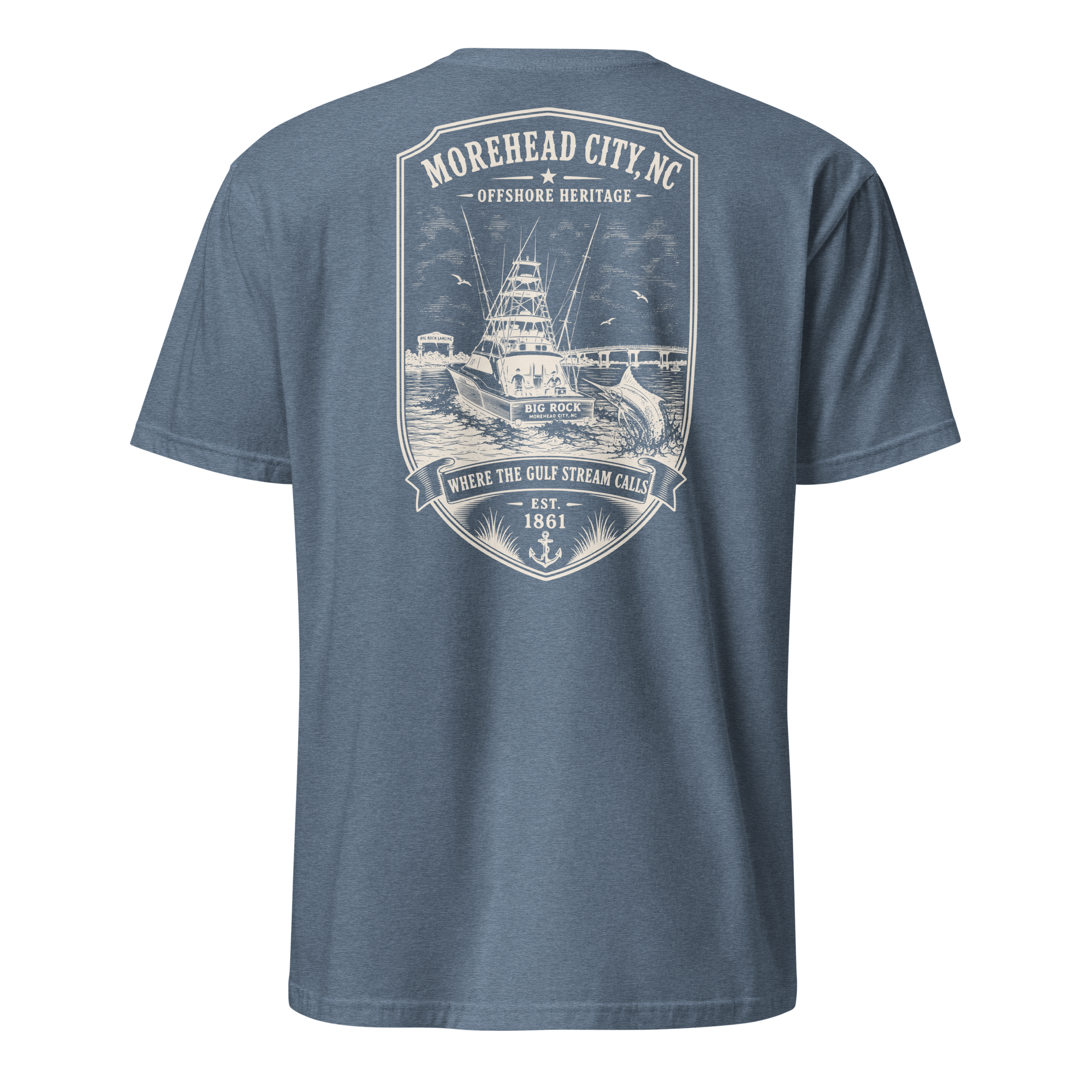 Morehead City - Big Rock - Short-Sleeve Unisex