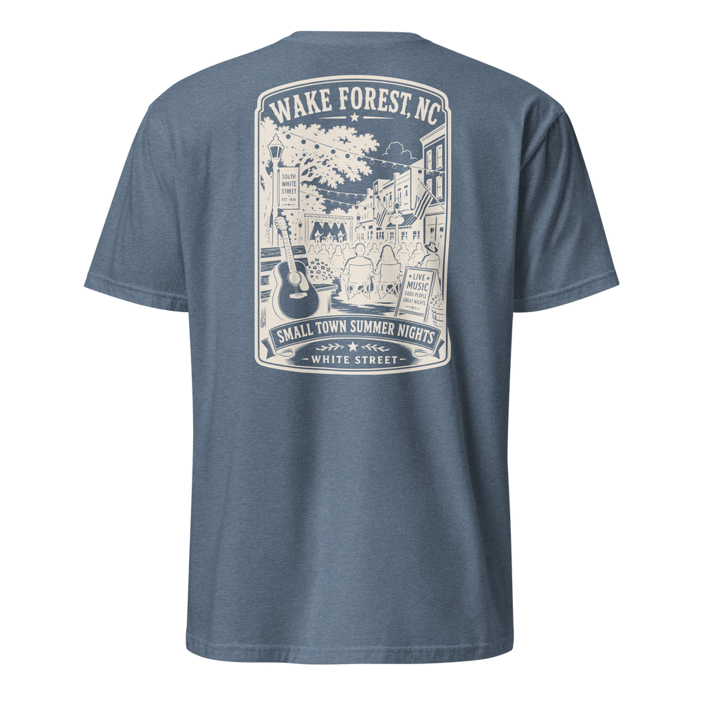 Wake Forest, NC - Small Town Summer Nights - Short-Sleeve Unisex