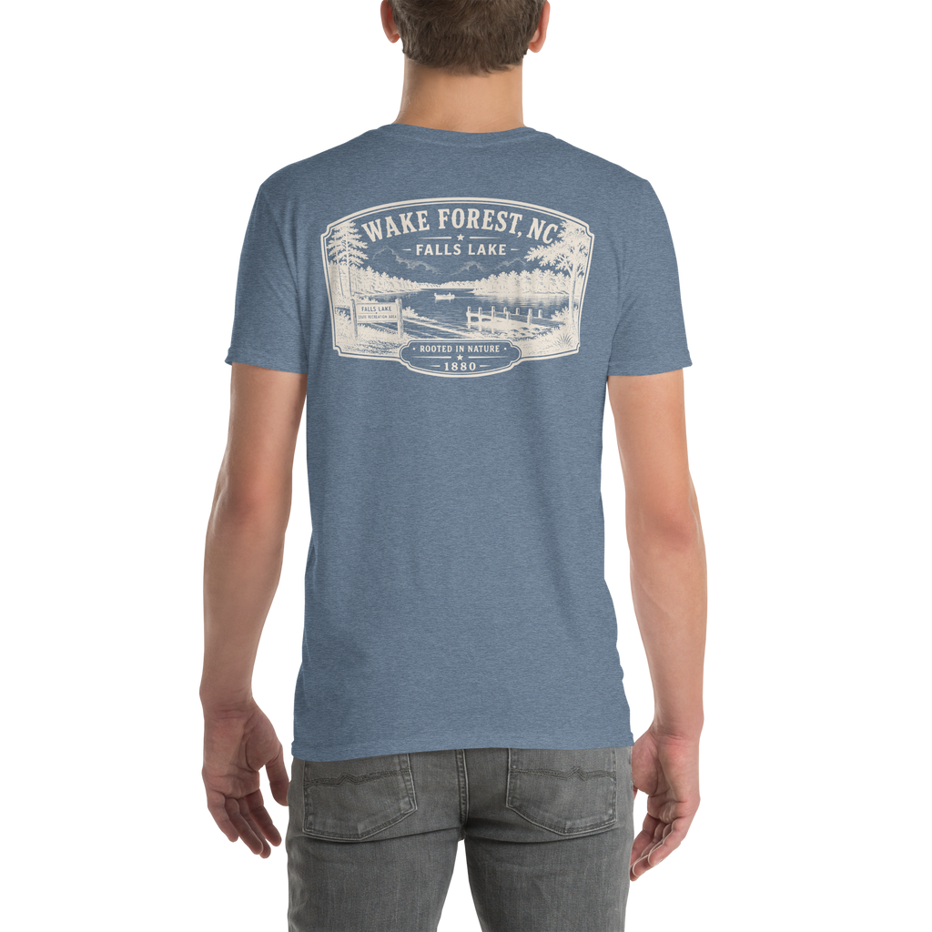 Wake Forest, NC - Falls Lake - Short-Sleeve Unisex