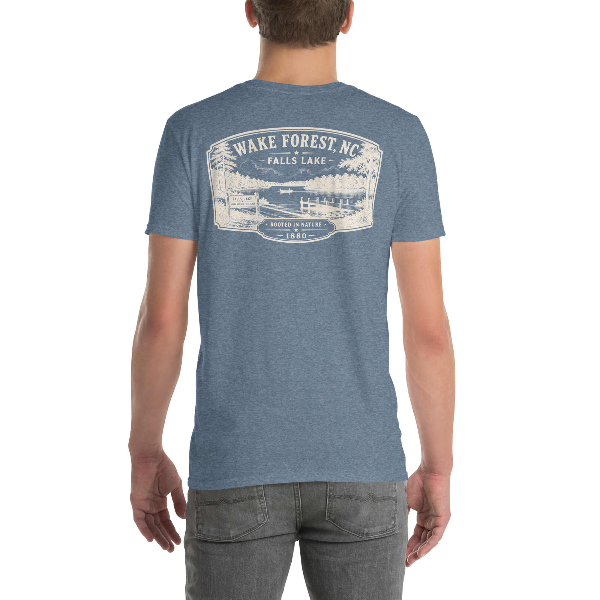 Wake Forest, NC - Falls Lake - Short-Sleeve Unisex