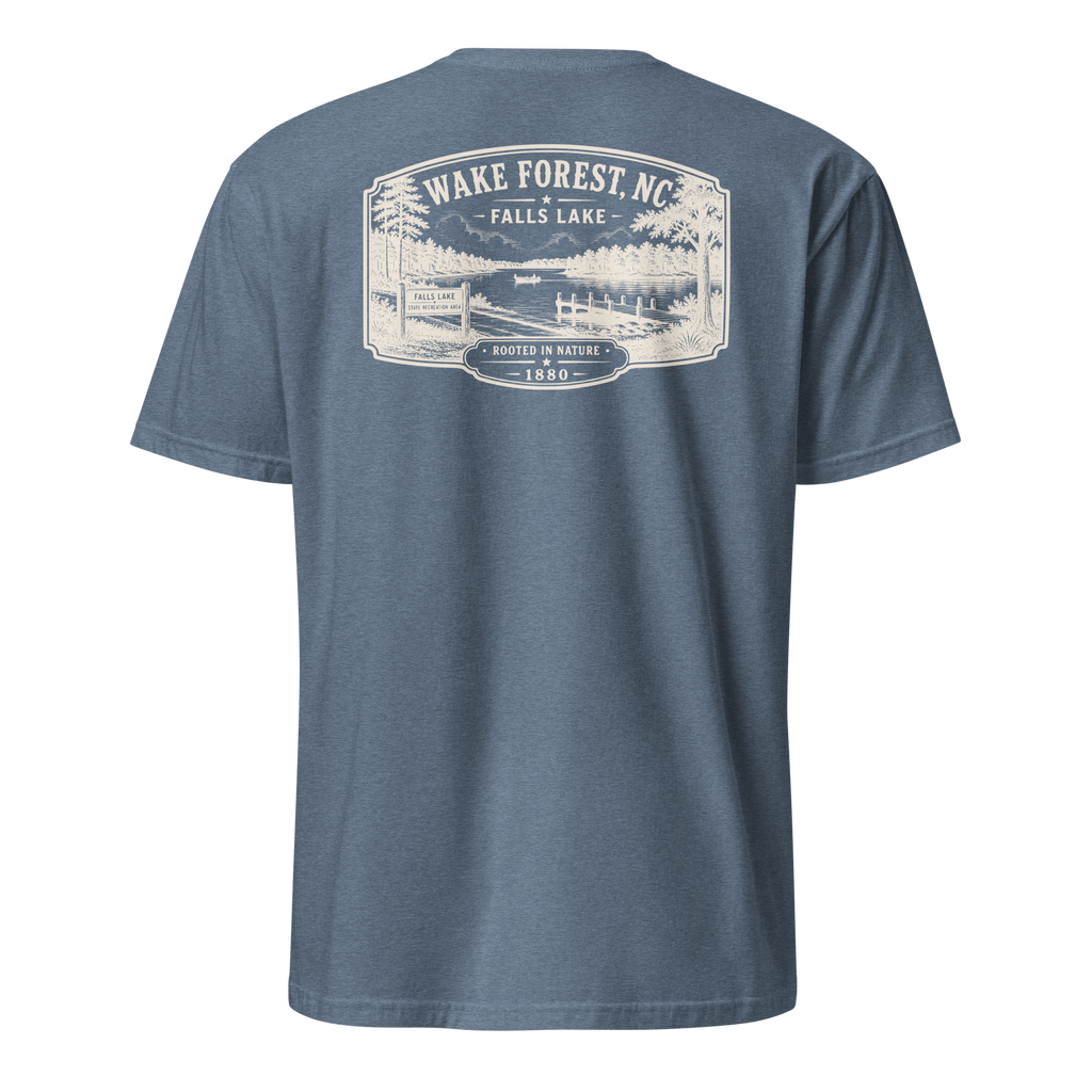 Wake Forest, NC - Falls Lake - Short-Sleeve Unisex