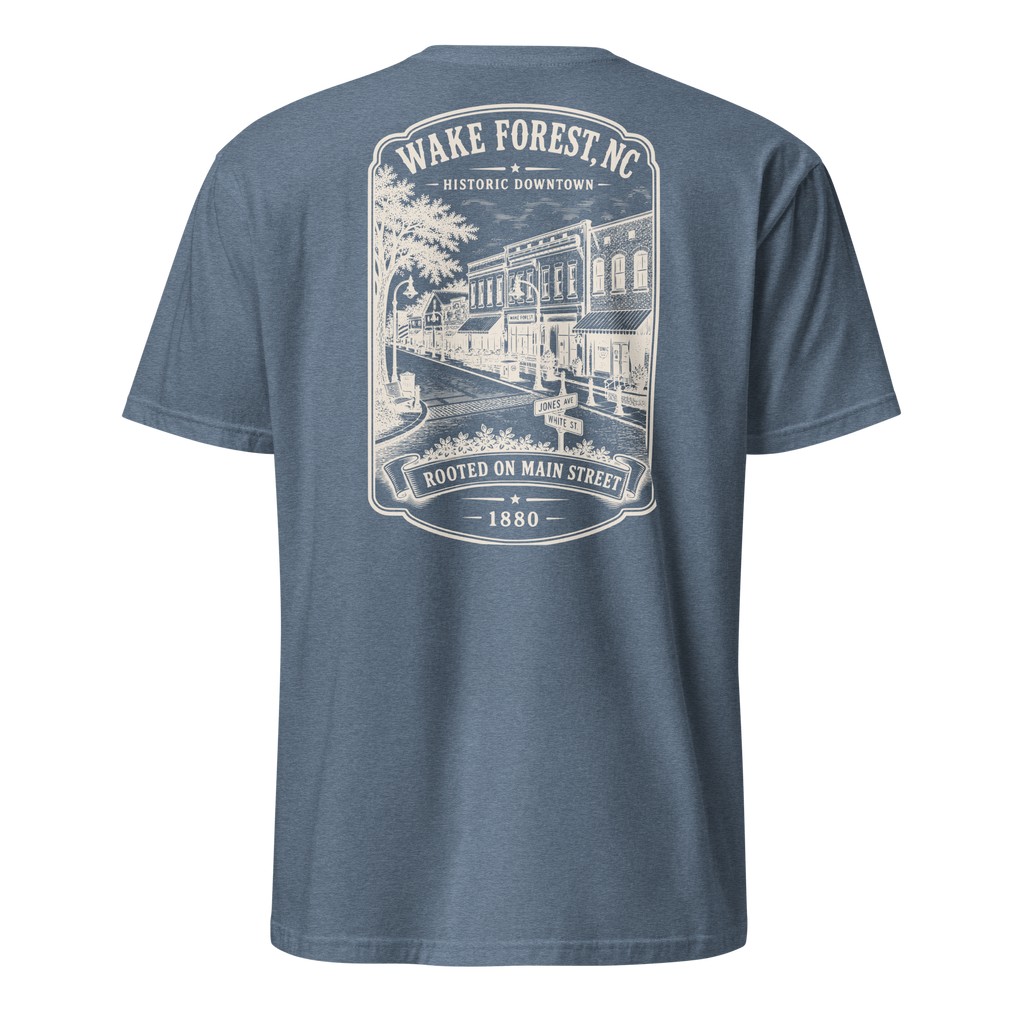 Wake Forest, NC - Historic Downtown - Short-Sleeve Unisex