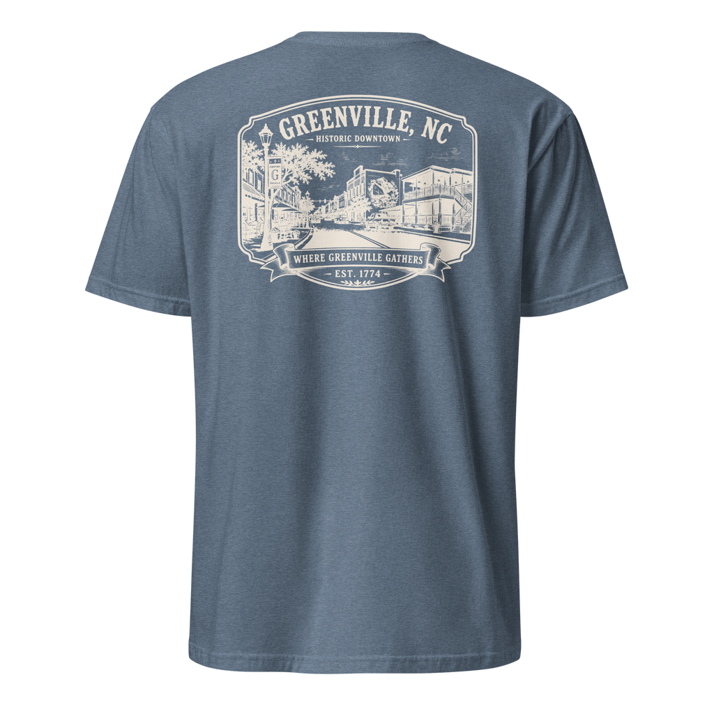 Greenville, NC - Downtown - Short-Sleeve Unisex