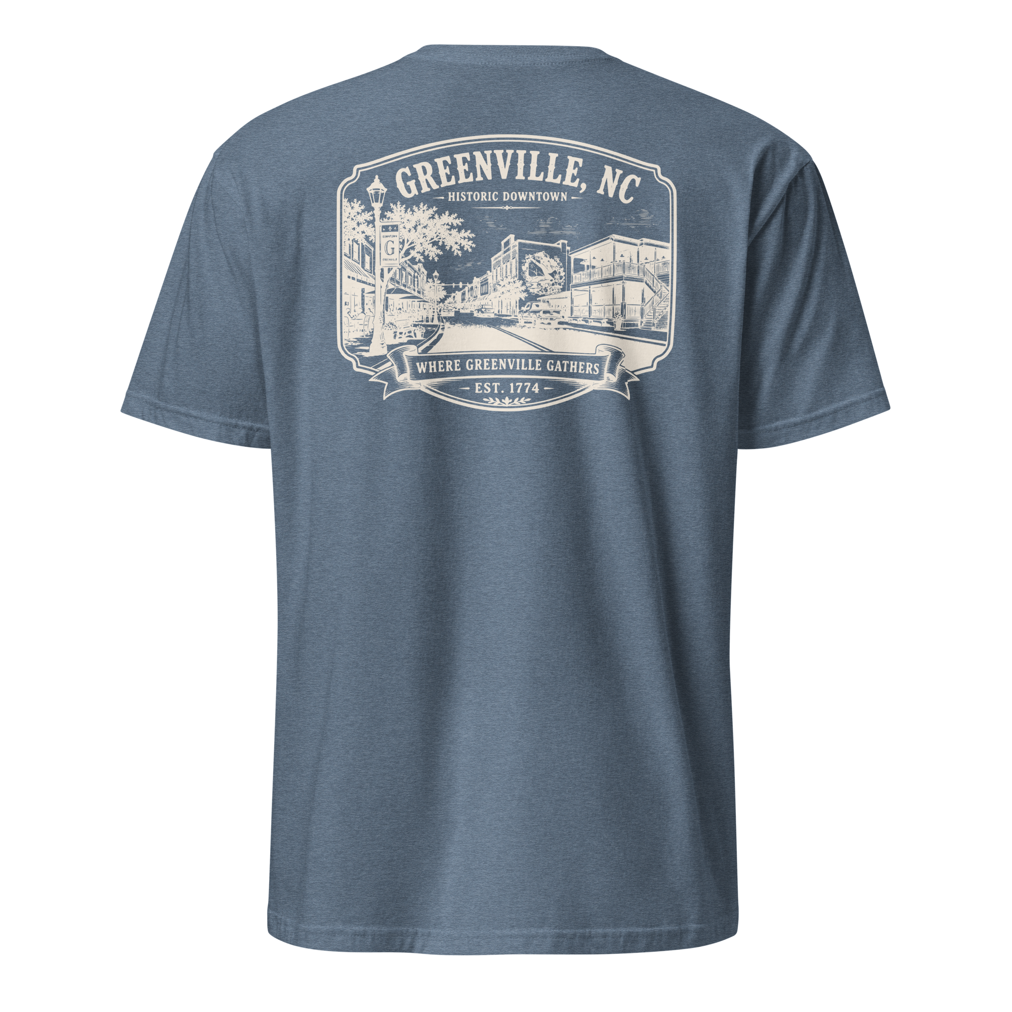 Greenville, NC - Downtown - Short-Sleeve Unisex