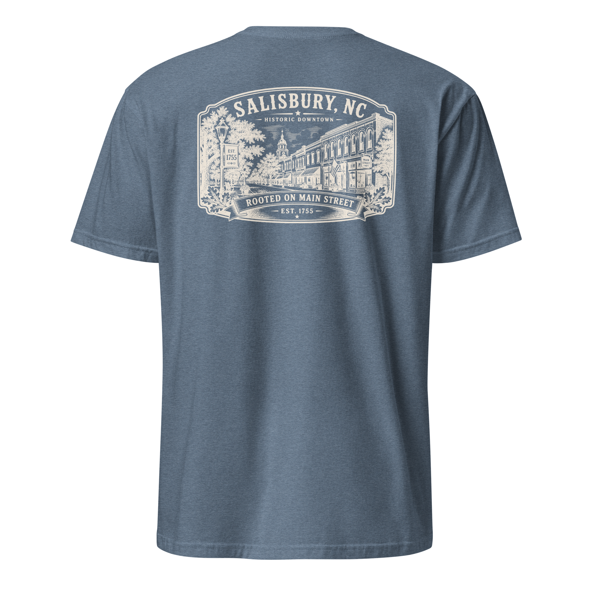 Salisbury, NC - Rooted On Main Street - Short-Sleeve Unisex