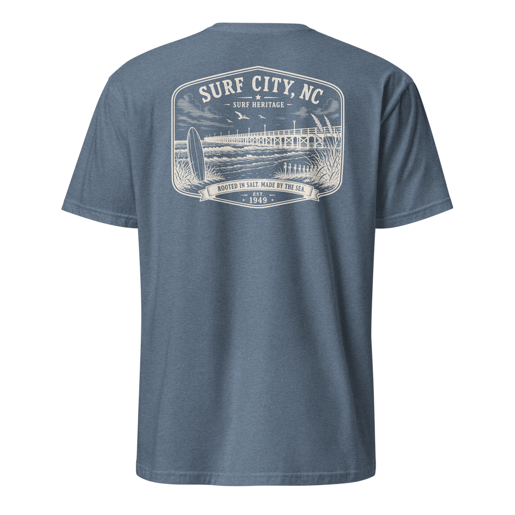 Surf City, NC - Surf Heritage - Short-Sleeve Unisex T-Shirt