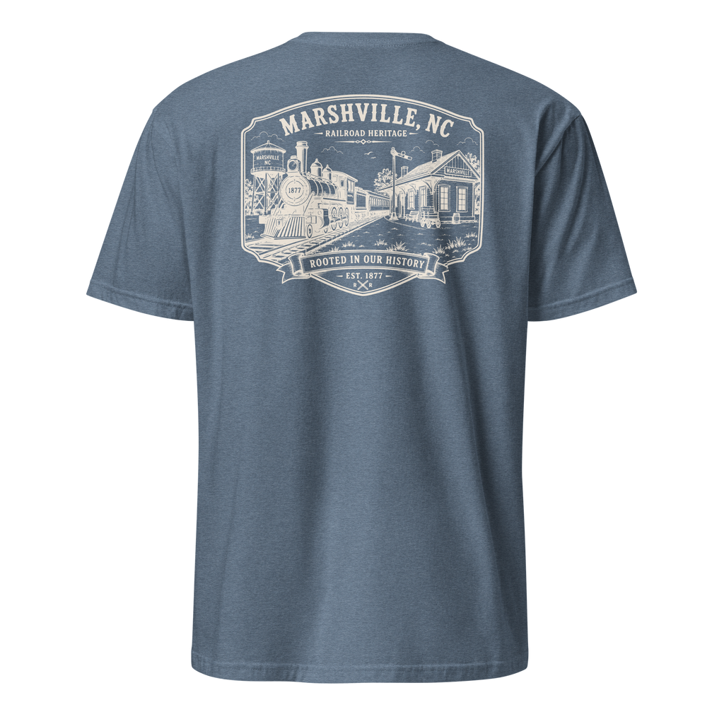 Marshville, NC - Railroad Heritage - Short-Sleeve Unisex