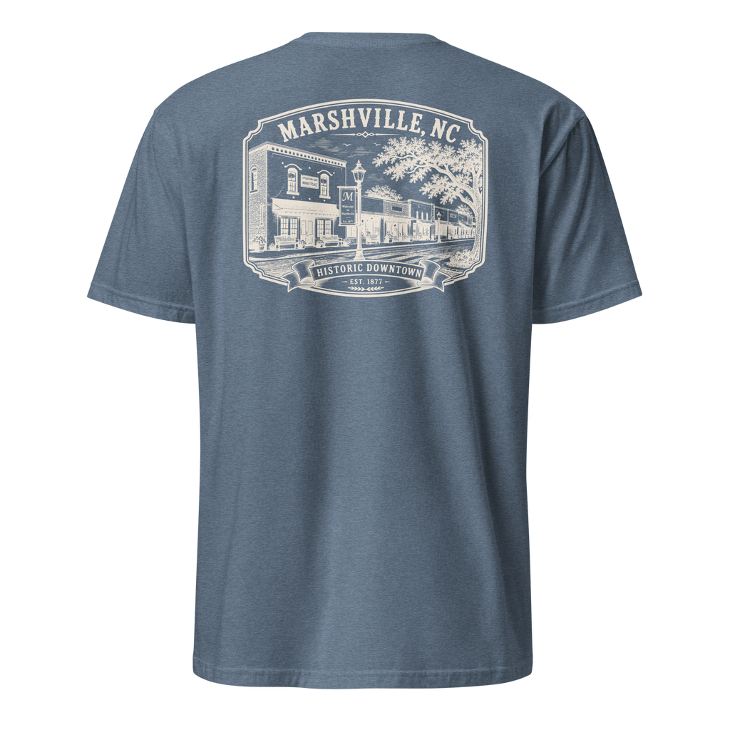 Marshville, NC - Historic Downtown - Short-Sleeve Unisex