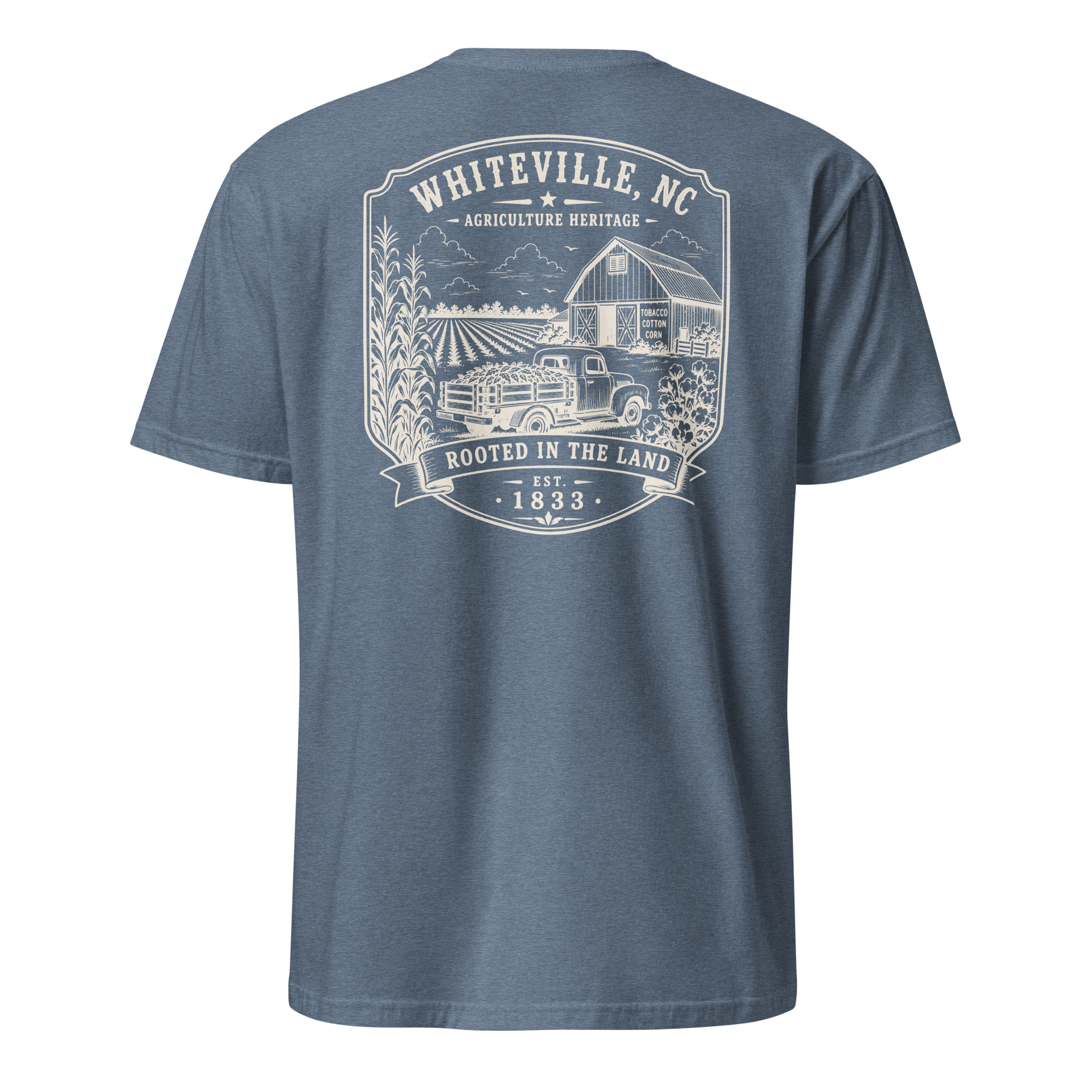 Whiteville, NC - Rooted In The Land - Short-Sleeve Unisex