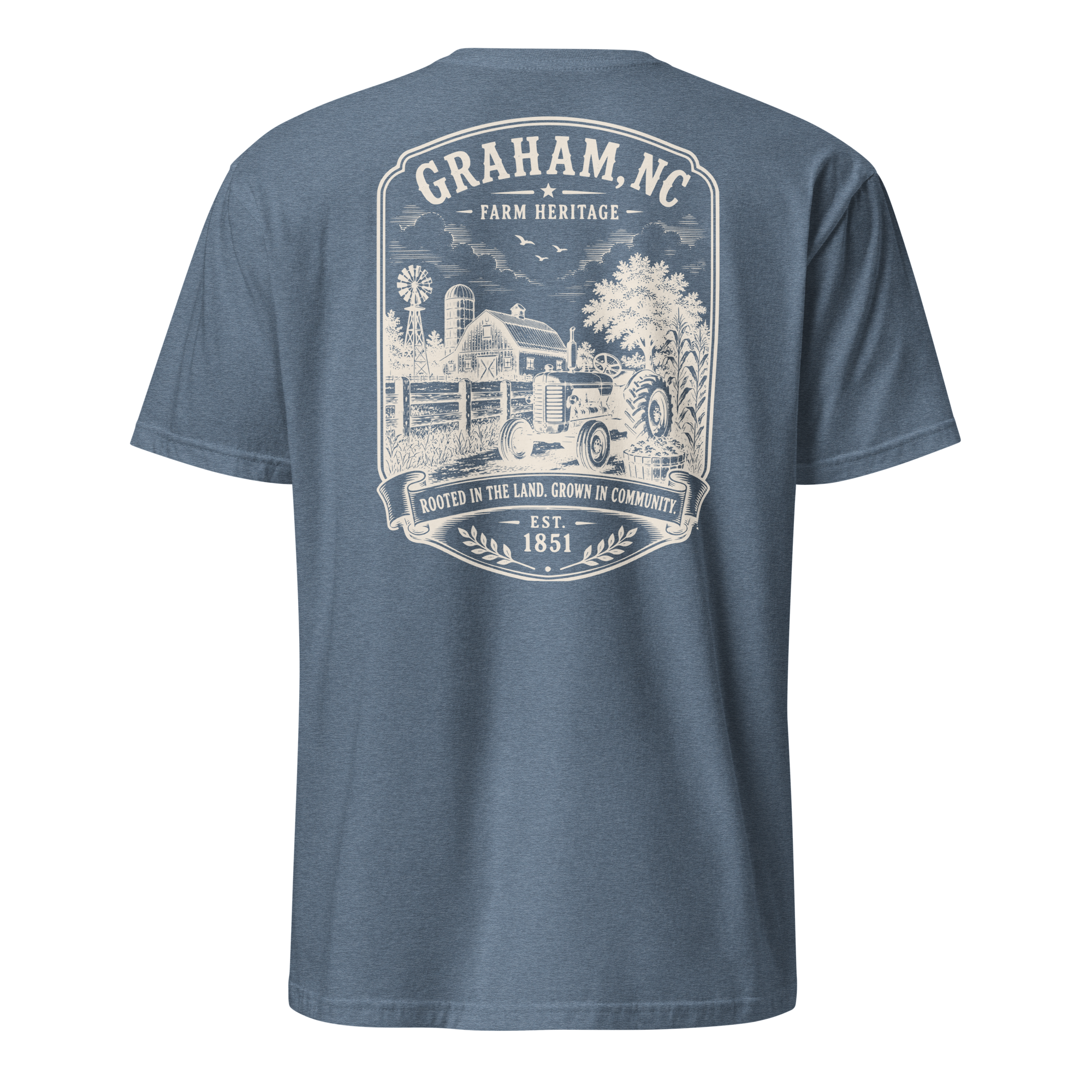 Graham, NC - Farm Heritage - Short-Sleeve Unisex