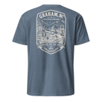 Graham, NC - Rooted On The Rails - Short-Sleeve Unisex