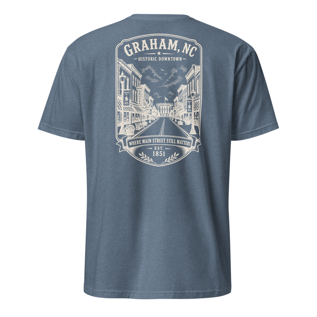 Graham, NC - Downtown - Short-Sleeve Unisex