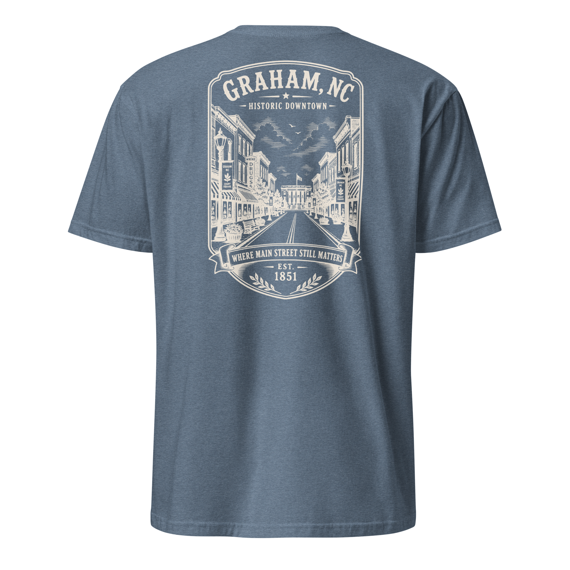 Graham, NC - Downtown - Short-Sleeve Unisex