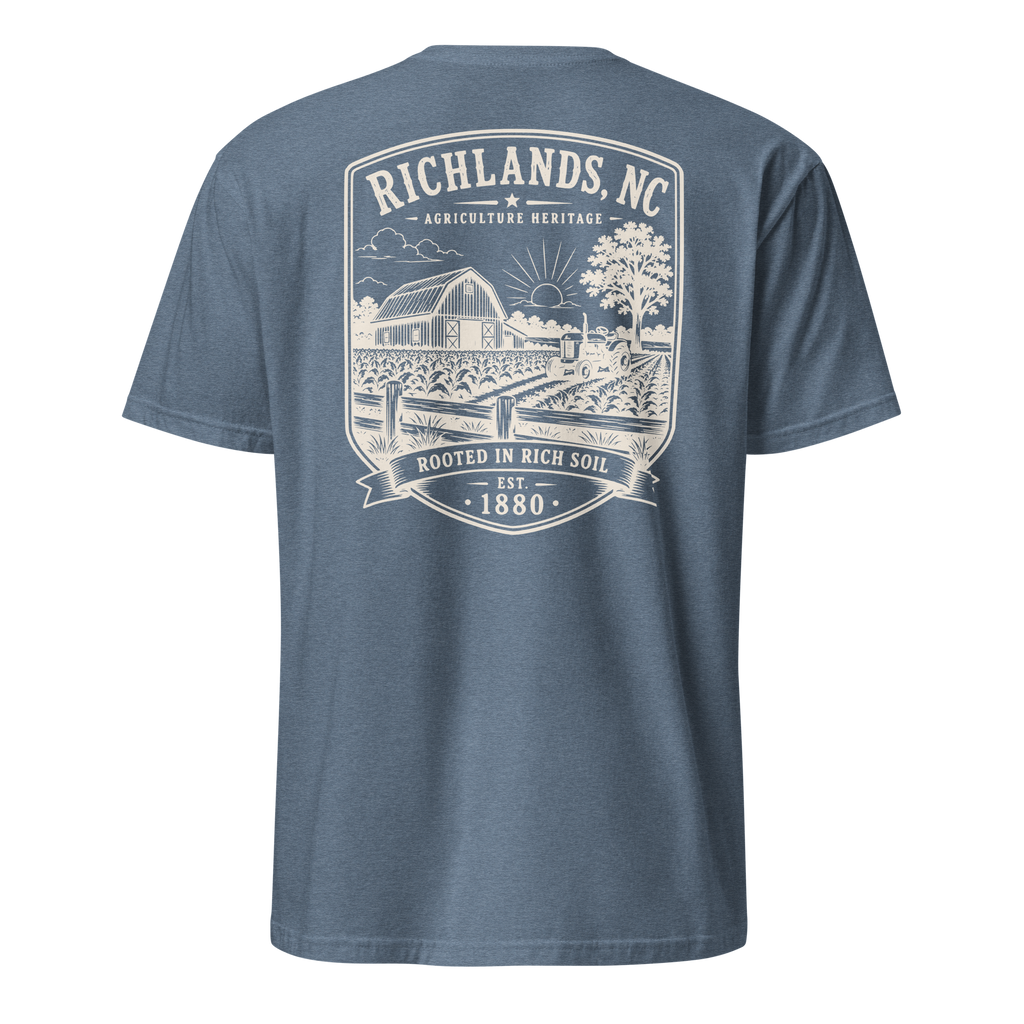 Richlands, NC - Rooted In Rich Soil - Short-Sleeve Unisex