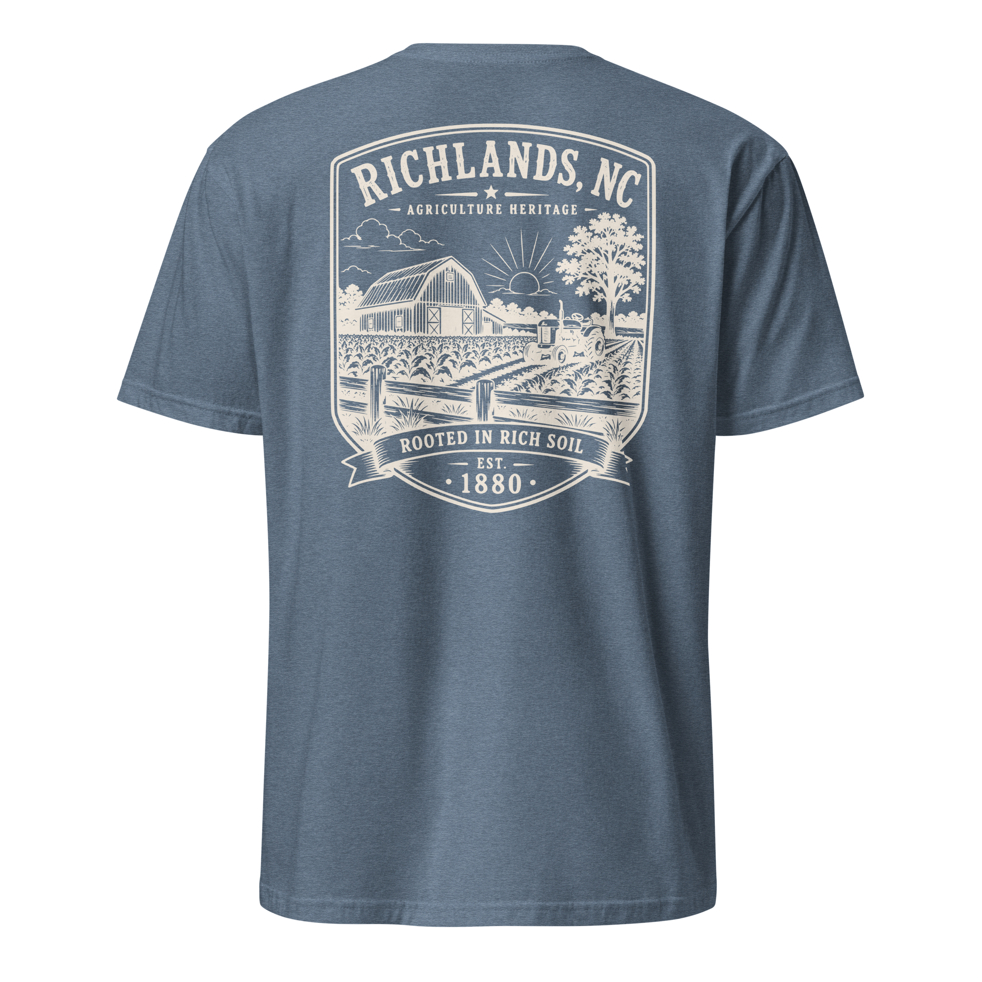 Richlands, NC - Rooted In Rich Soil - Short-Sleeve Unisex