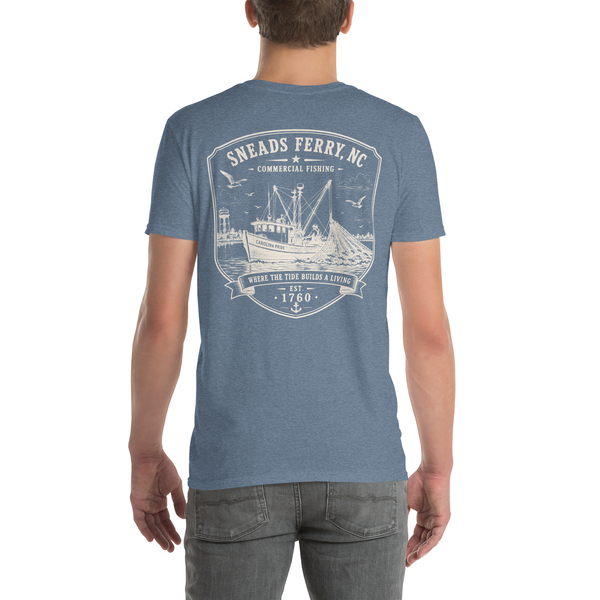 Sneads Ferry, NC - Carolina Pride - Short-Sleeve Unisex