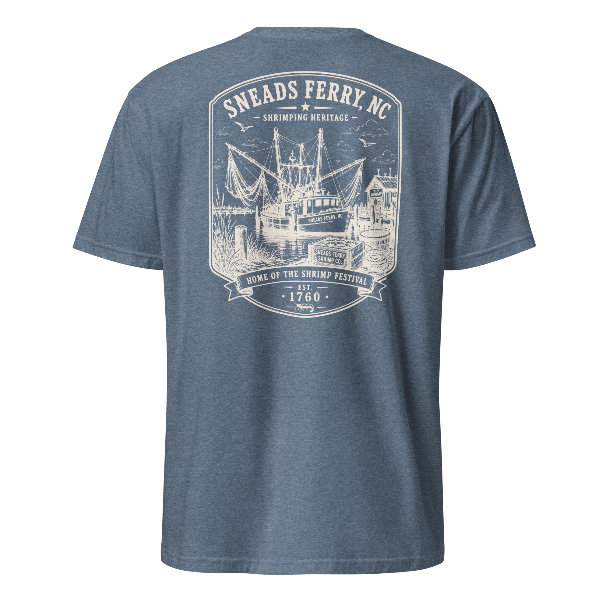 Sneads Ferry, NC - Shrimping Heritage - Short-Sleeve Unisex