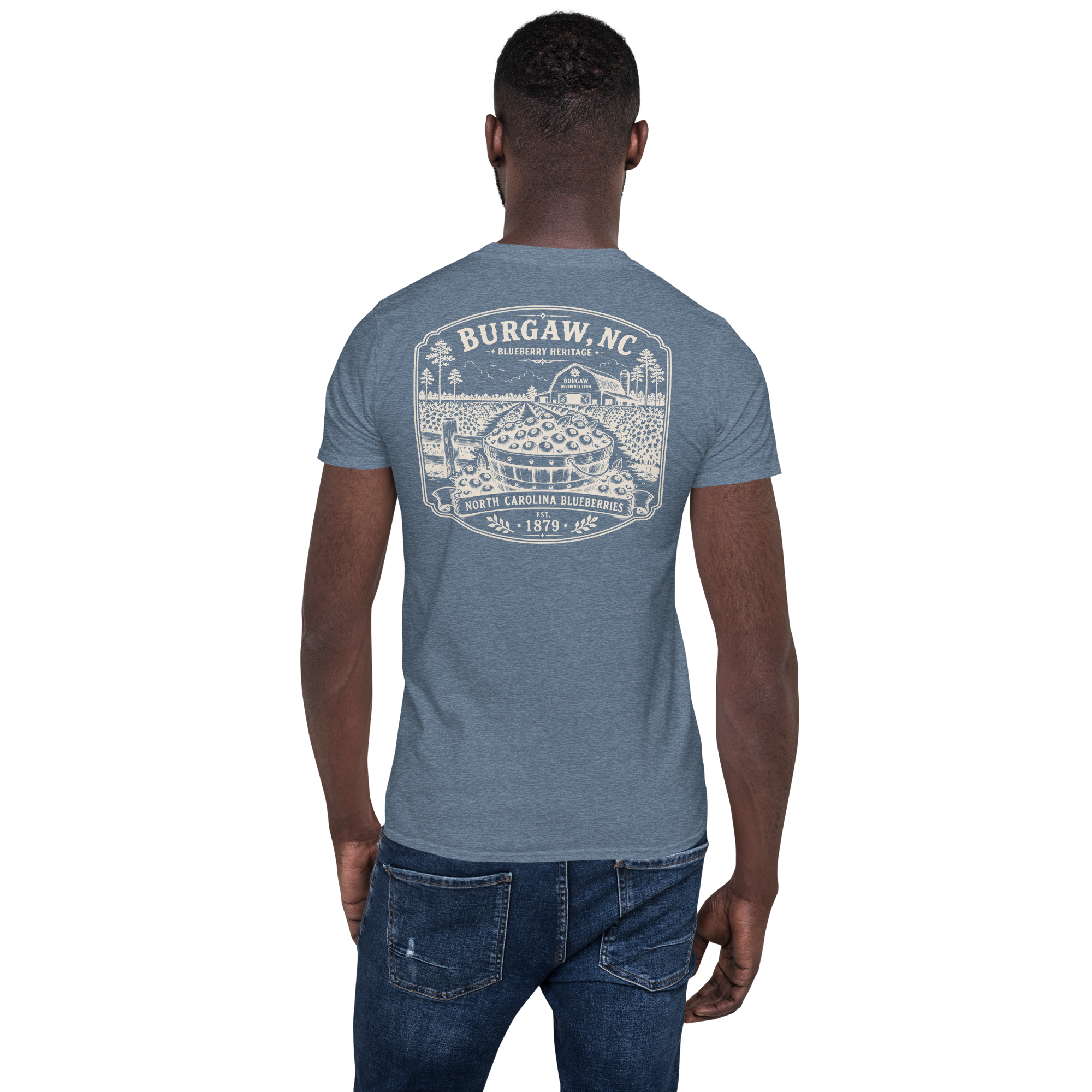 Burgaw, NC - Blueberry Heritage - Short-Sleeve Unisex