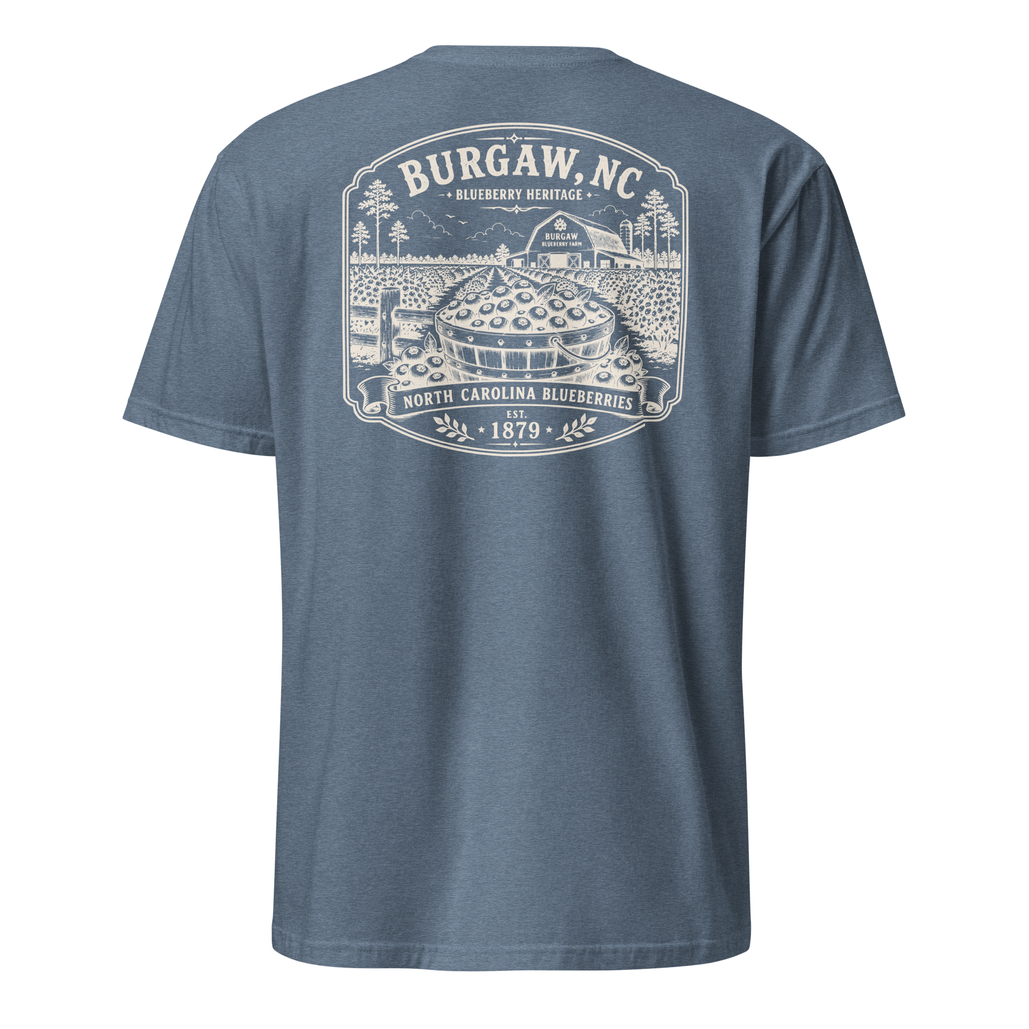 Burgaw, NC - Blueberry Heritage - Short-Sleeve Unisex