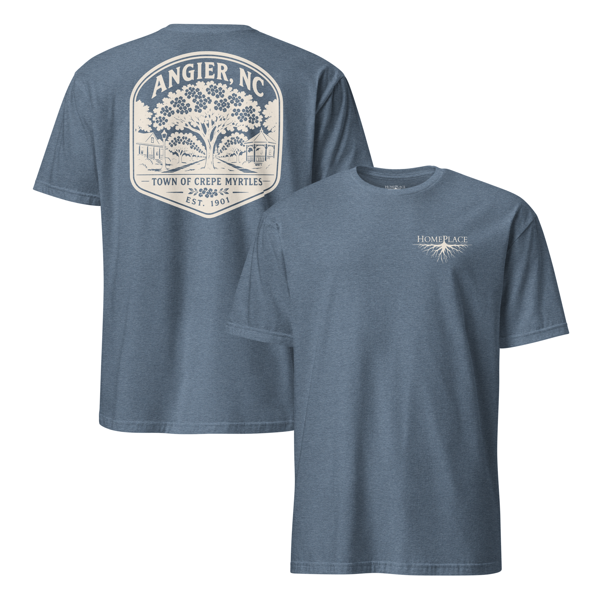 Angier, NC - Town of Crepe Myrtles - Unisex T-Shirt