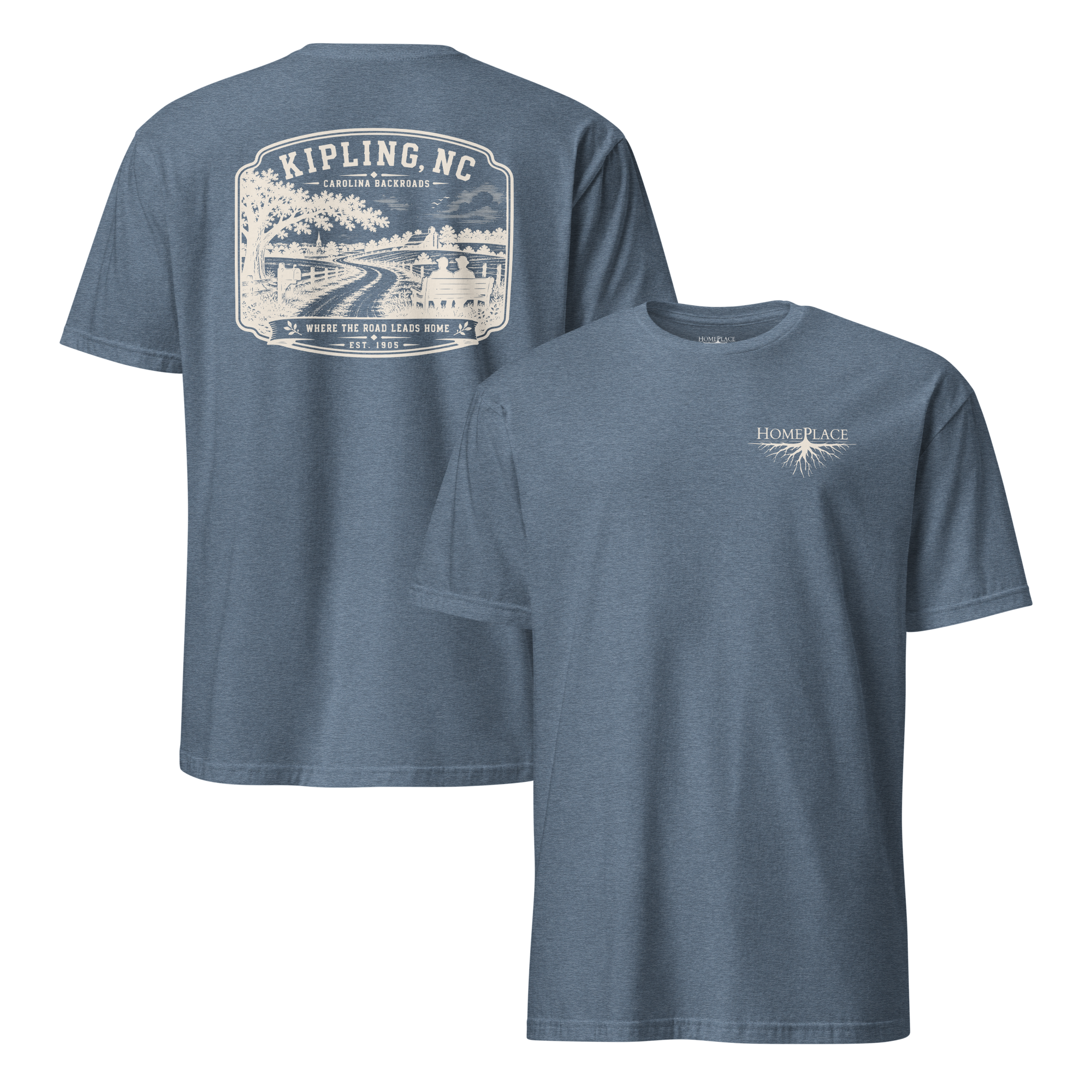Kipling, NC - The Backroads- Unisex T-Shirt