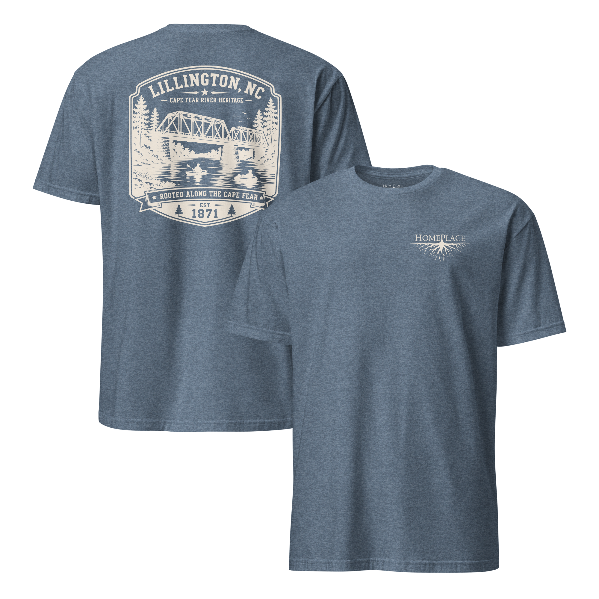 Lillington, NC - Old Trestle Bridge - Unisex T-Shirt