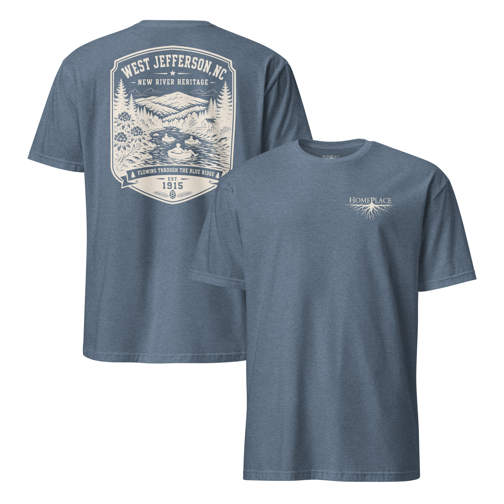 West Jefferson - New River - Unisex T-Shirt