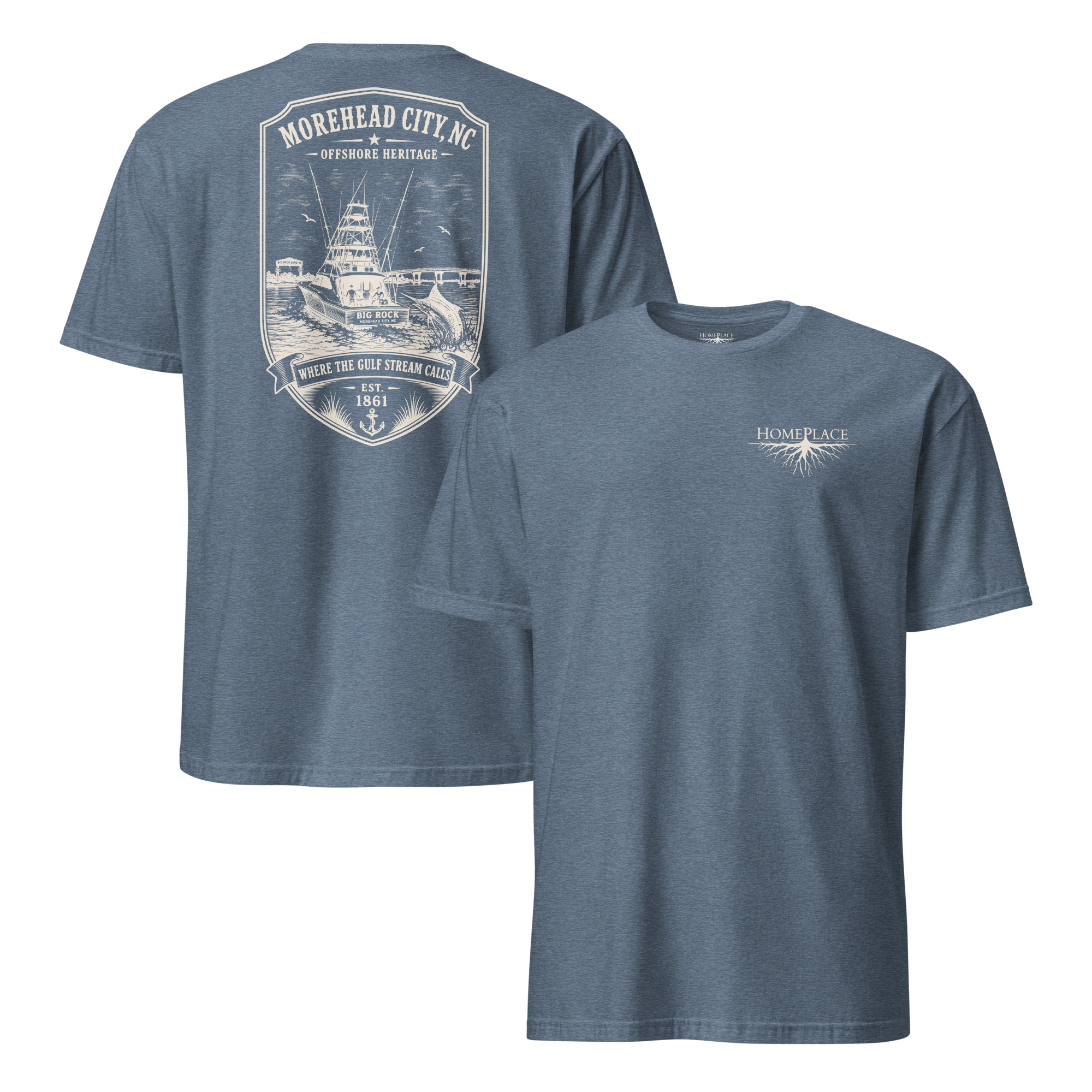 Morehead City - Big Rock - Short-Sleeve Unisex