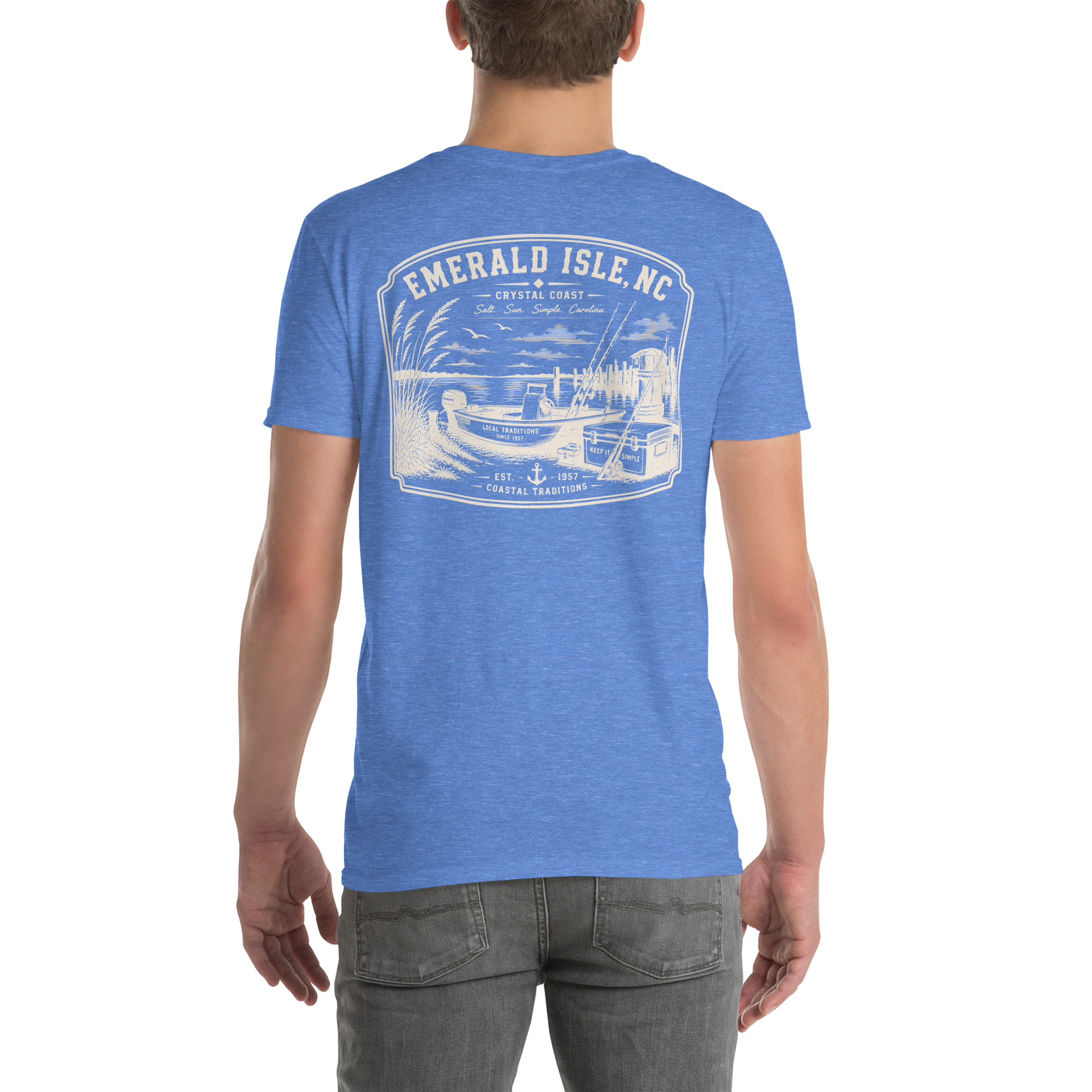 Emerald Isle, NC - Salt. Sun. Simple. - Unisex T-Shirt