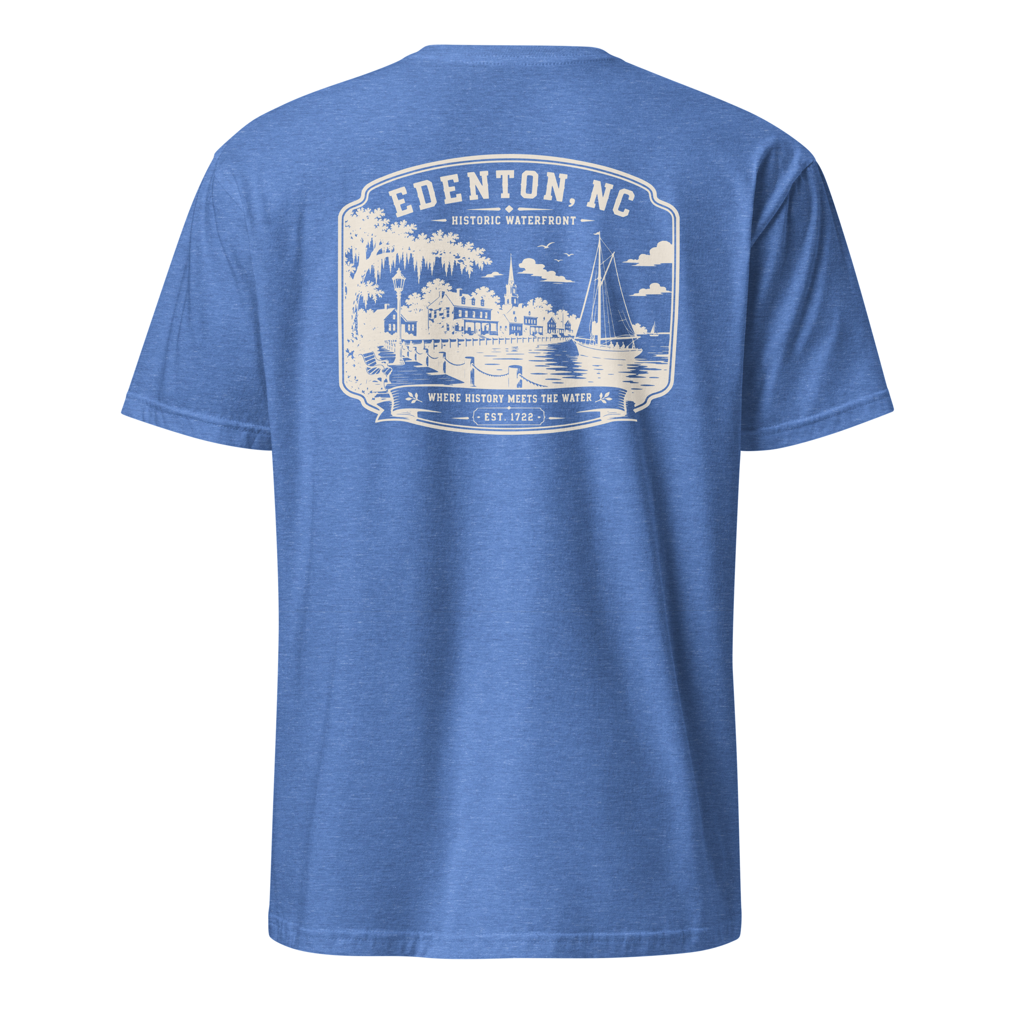 Edenton, NC - Historic Waterfront - Unisex T-Shirt