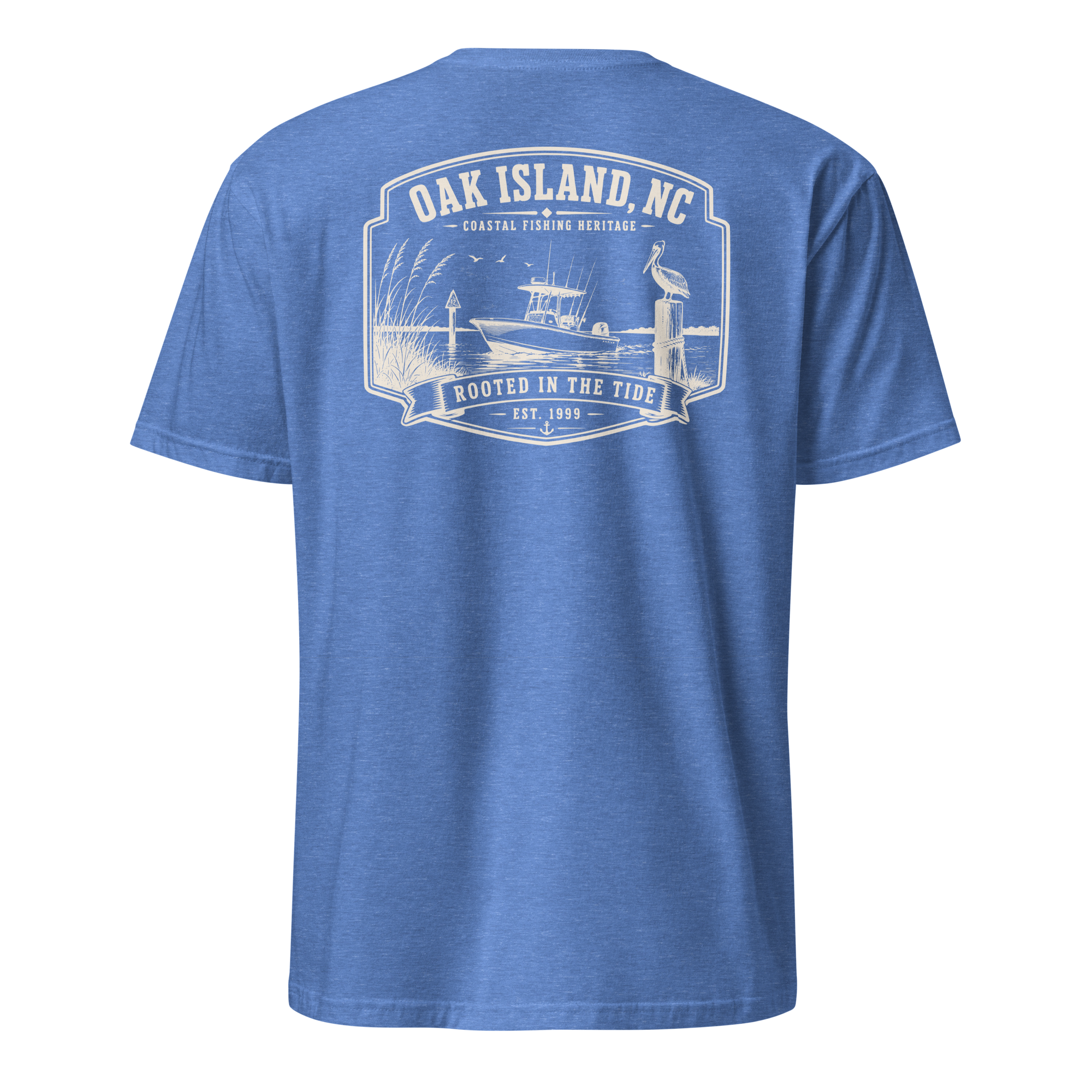 Oak Island, NC - Rooted In The Tide - Unisex T-Shirt