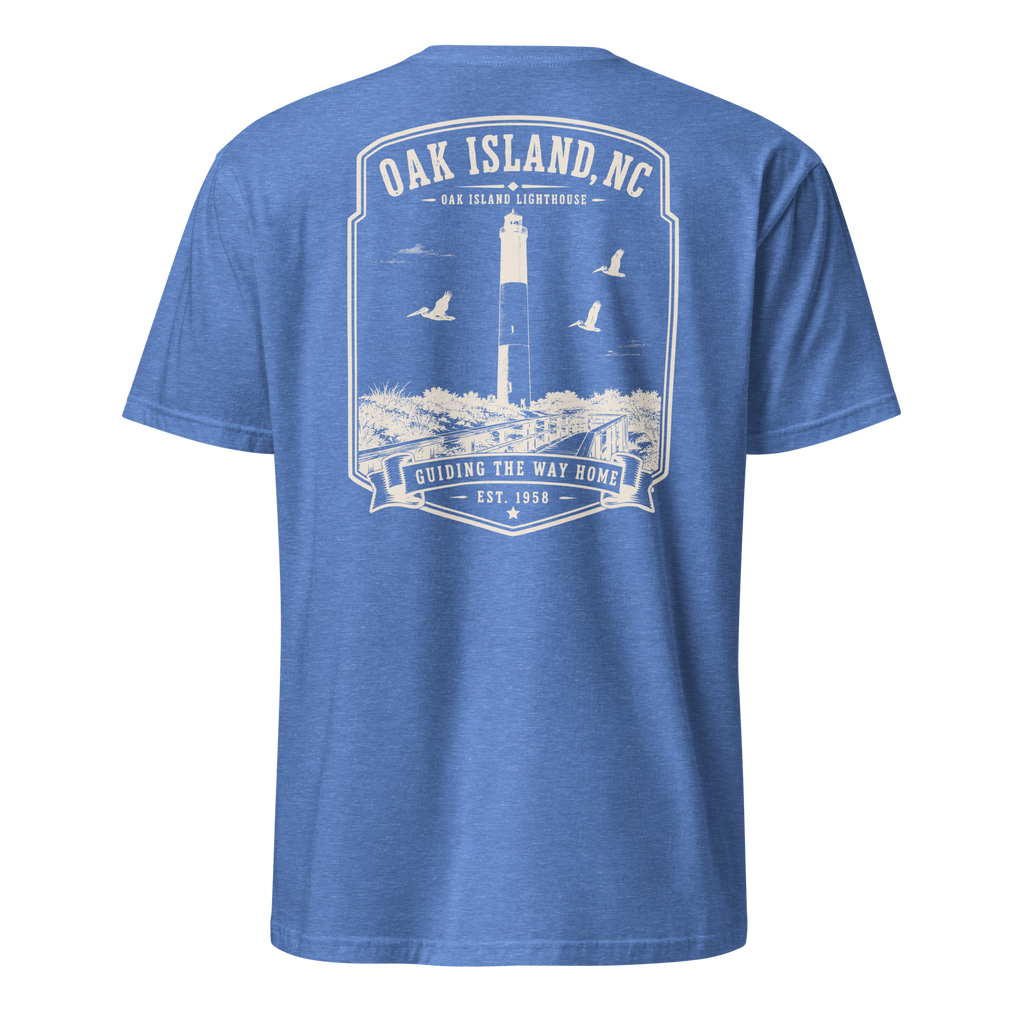 Oak Island, NC - Oak Island Lighthouse - Unisex T-Shirt