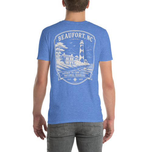 Beaufort, NC - Gateway To Cape Lookout - Short-Sleeve Unisex