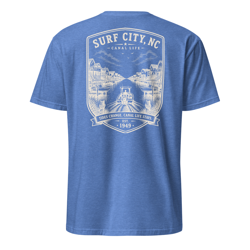 Surf City, NC - Canal Life - Short-Sleeve Unisex T-Shirt