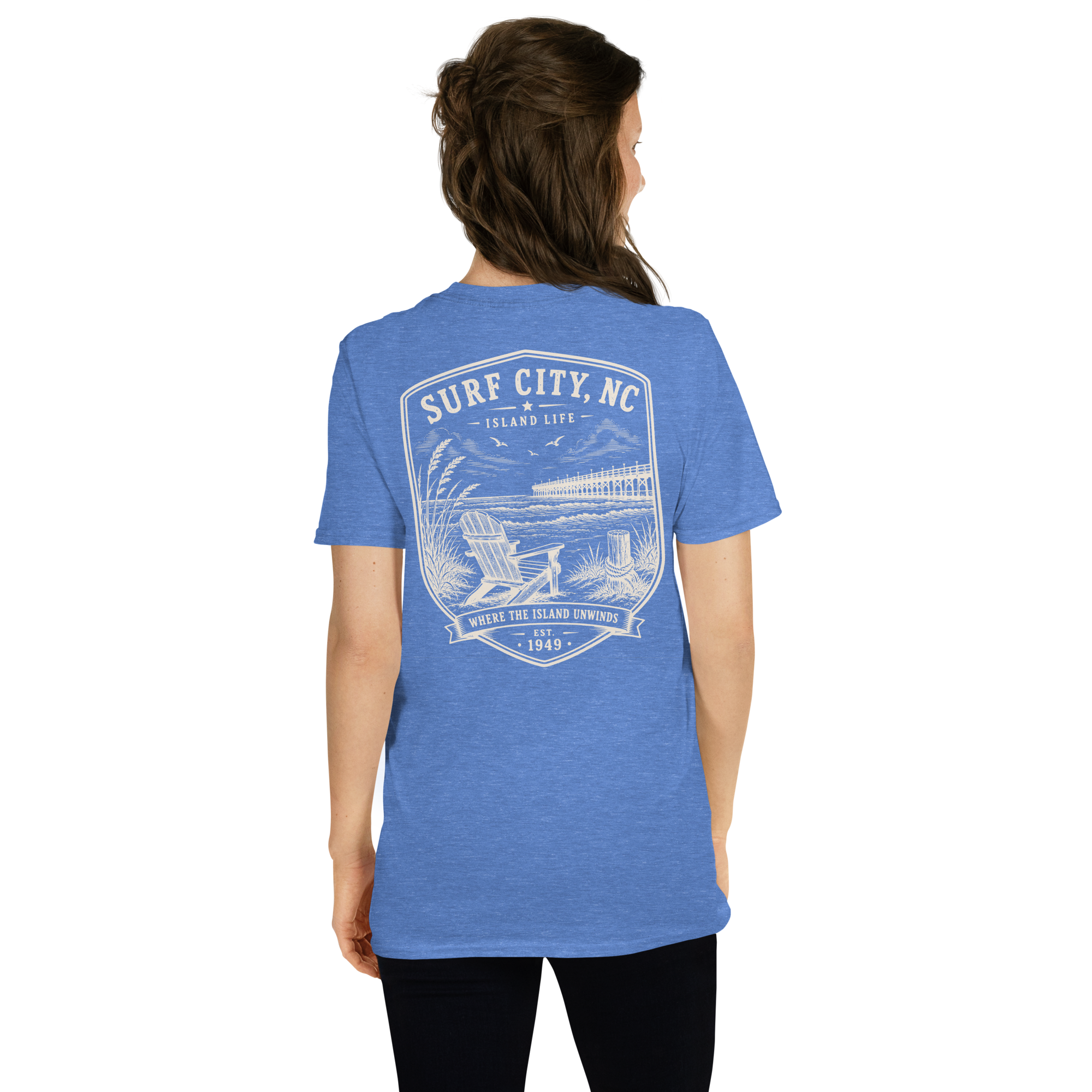 Surf City, NC - Island Life - Short-Sleeve Unisex T-Shirt