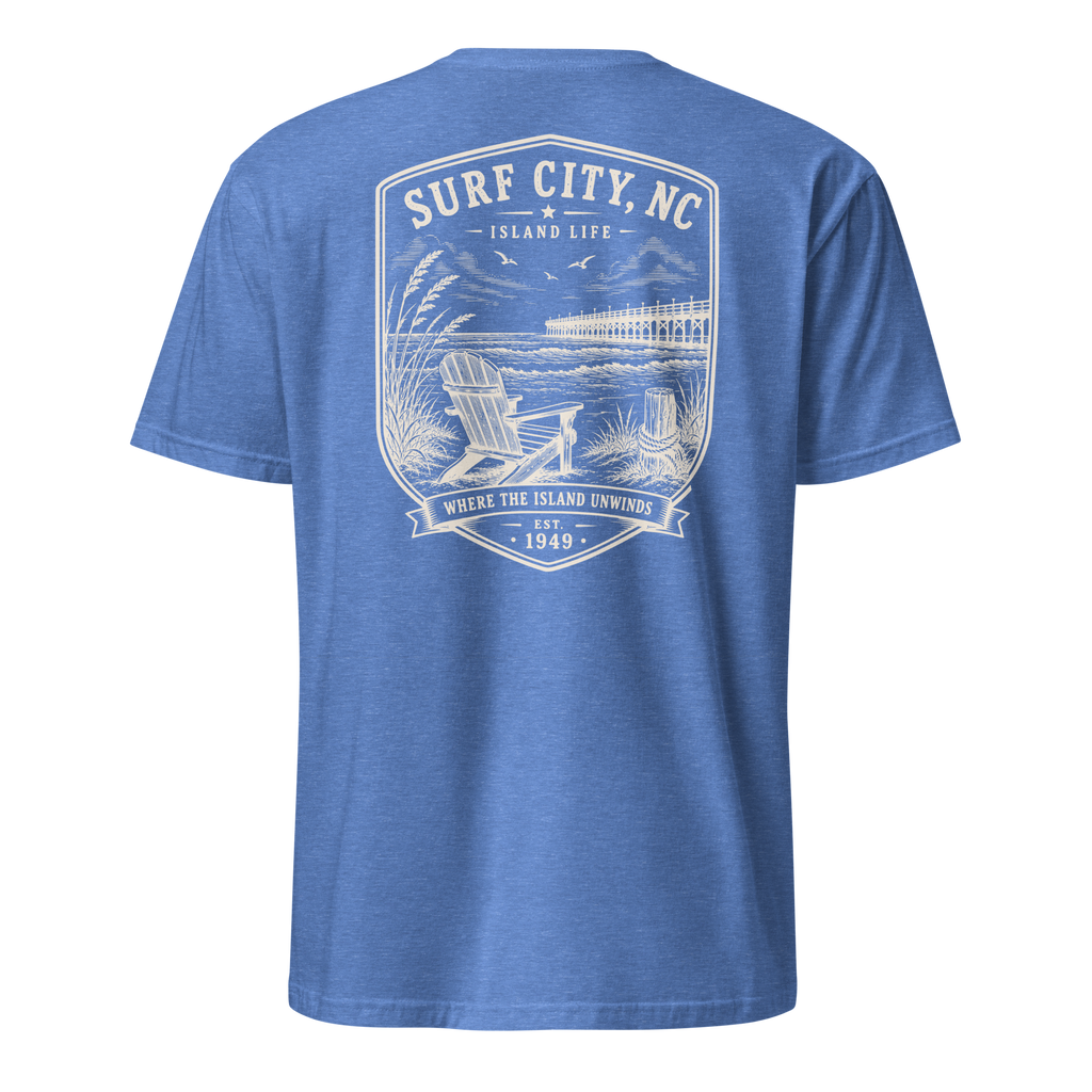 Surf City, NC - Island Life - Short-Sleeve Unisex T-Shirt